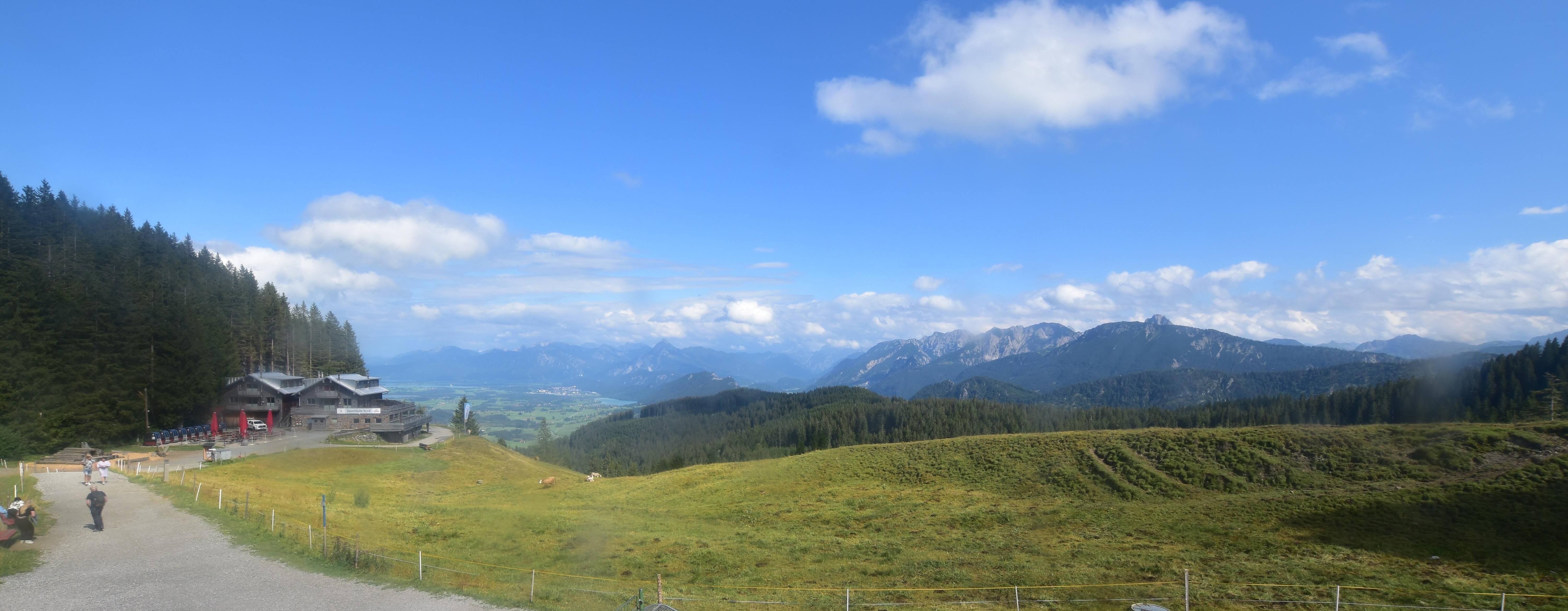 Archiv Foto Webcam Alpspitzbahn Nesselwang: Sportheim Böck