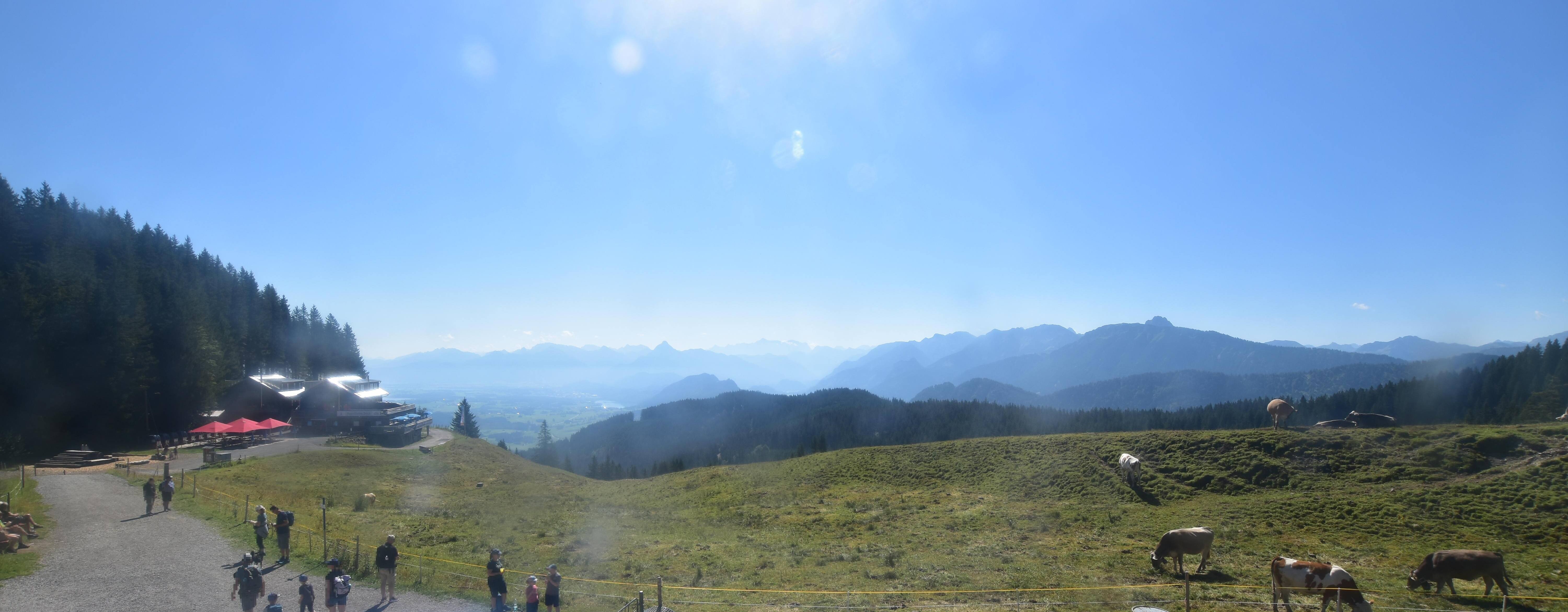 Archiv Foto Webcam Alpspitzbahn Nesselwang: Sportheim Böck