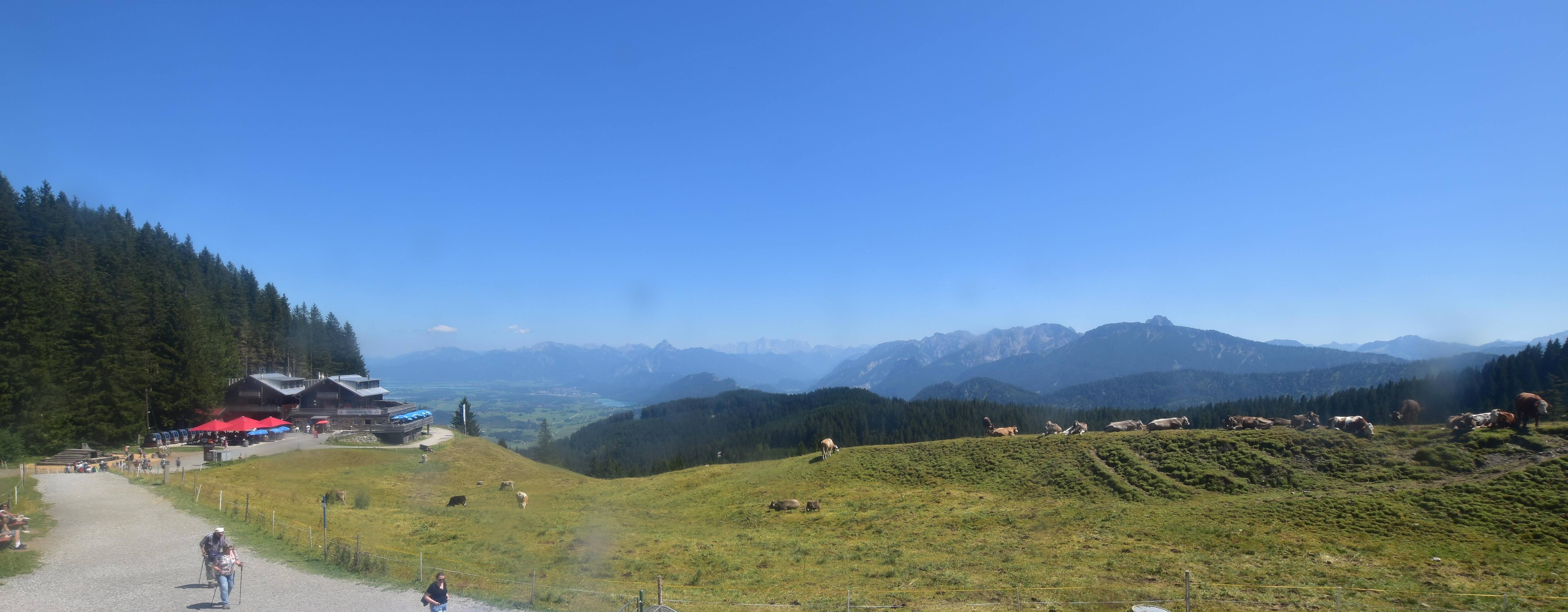 Archiv Foto Webcam Alpspitzbahn Nesselwang: Sportheim Böck