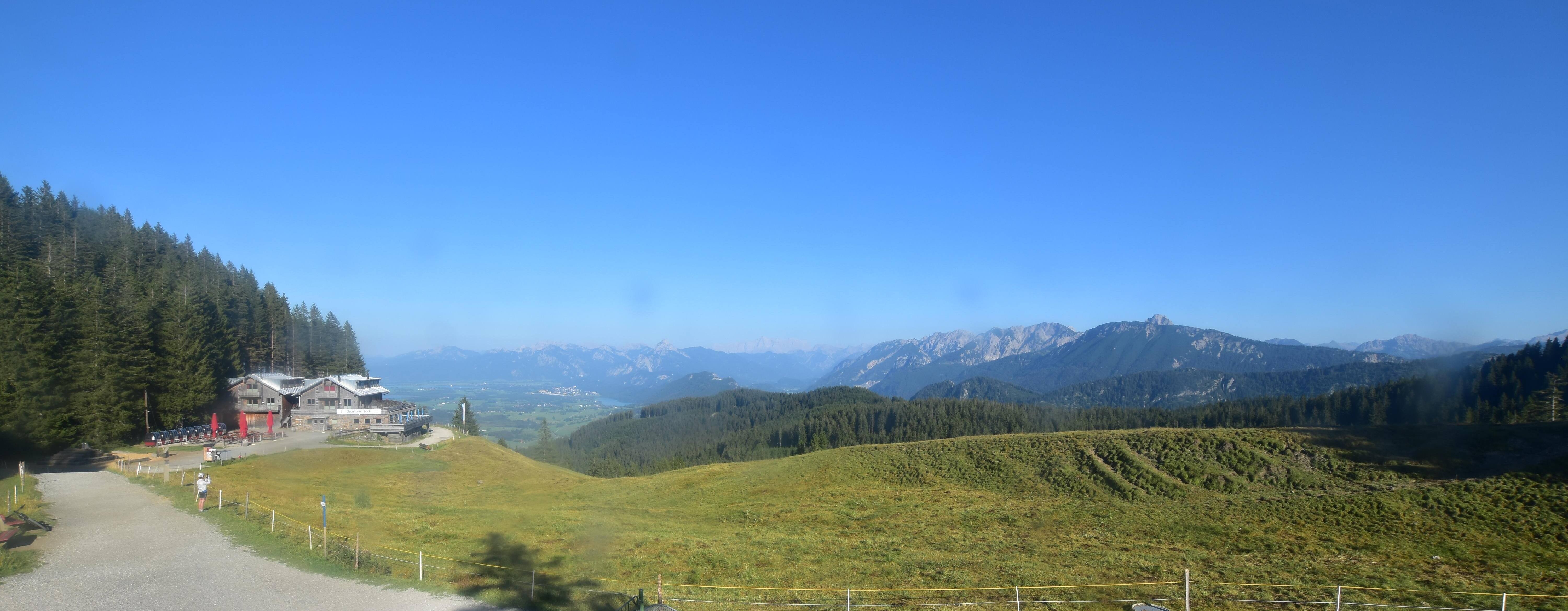 Archiv Foto Webcam Alpspitzbahn Nesselwang: Sportheim Böck