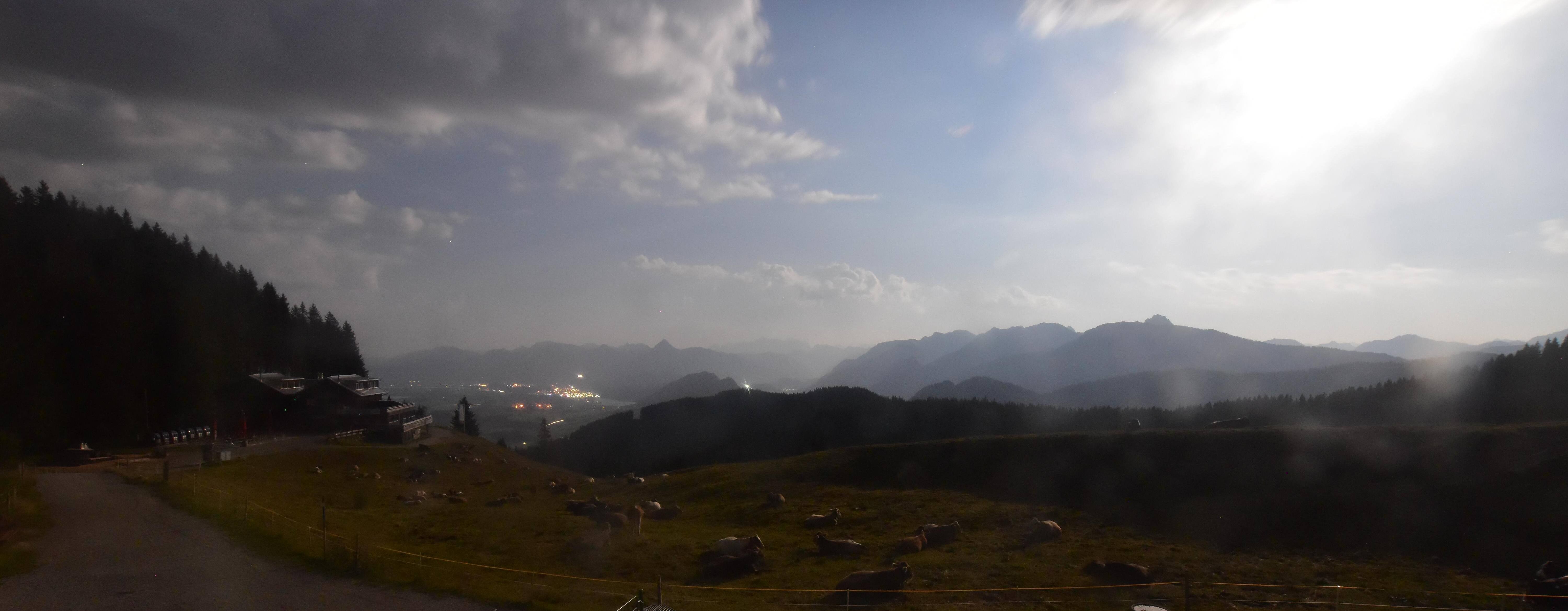 Archiv Foto Webcam Alpspitzbahn Nesselwang: Sportheim Böck