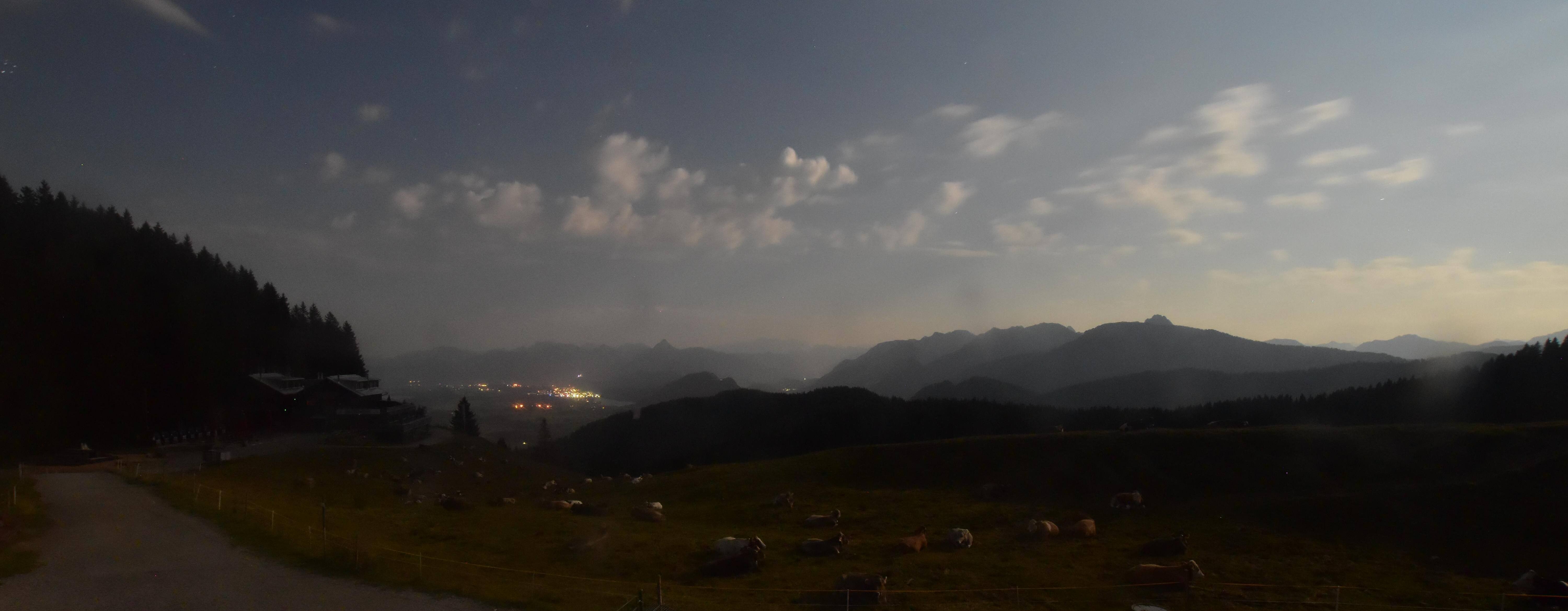 Archiv Foto Webcam Alpspitzbahn Nesselwang: Sportheim Böck