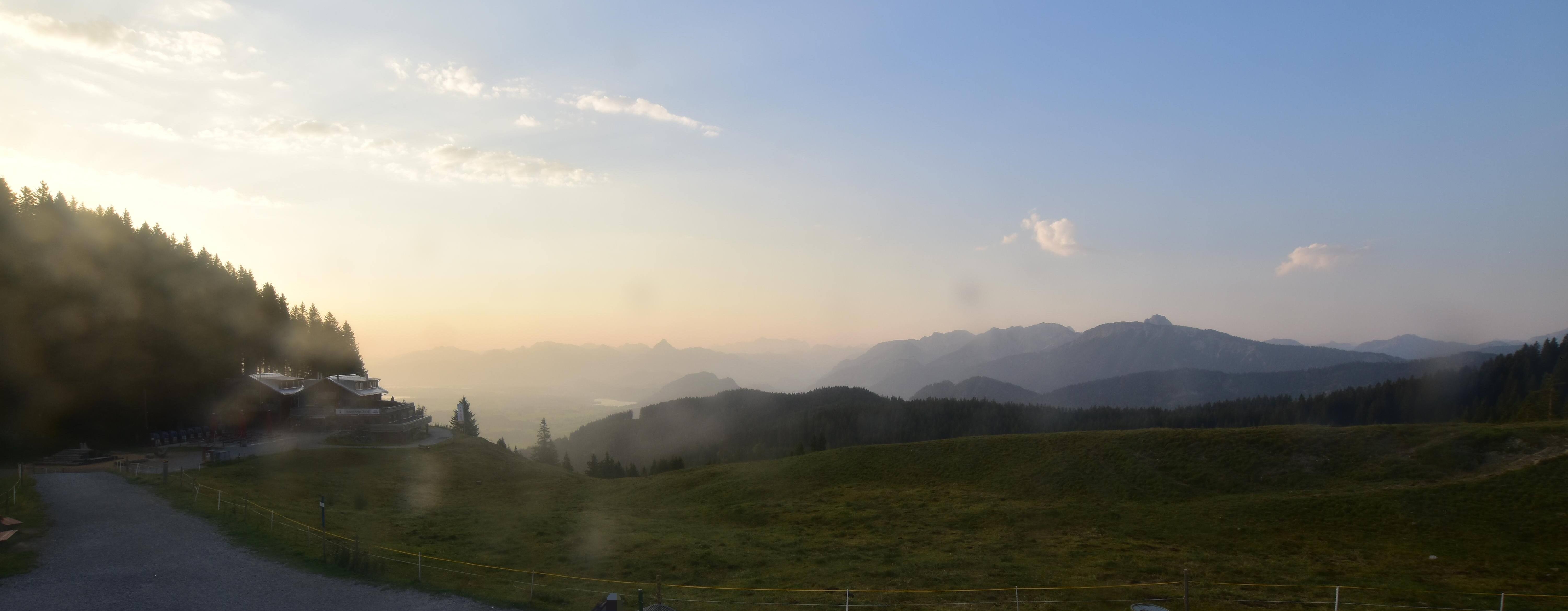 Archiv Foto Webcam Alpspitzbahn Nesselwang: Sportheim Böck