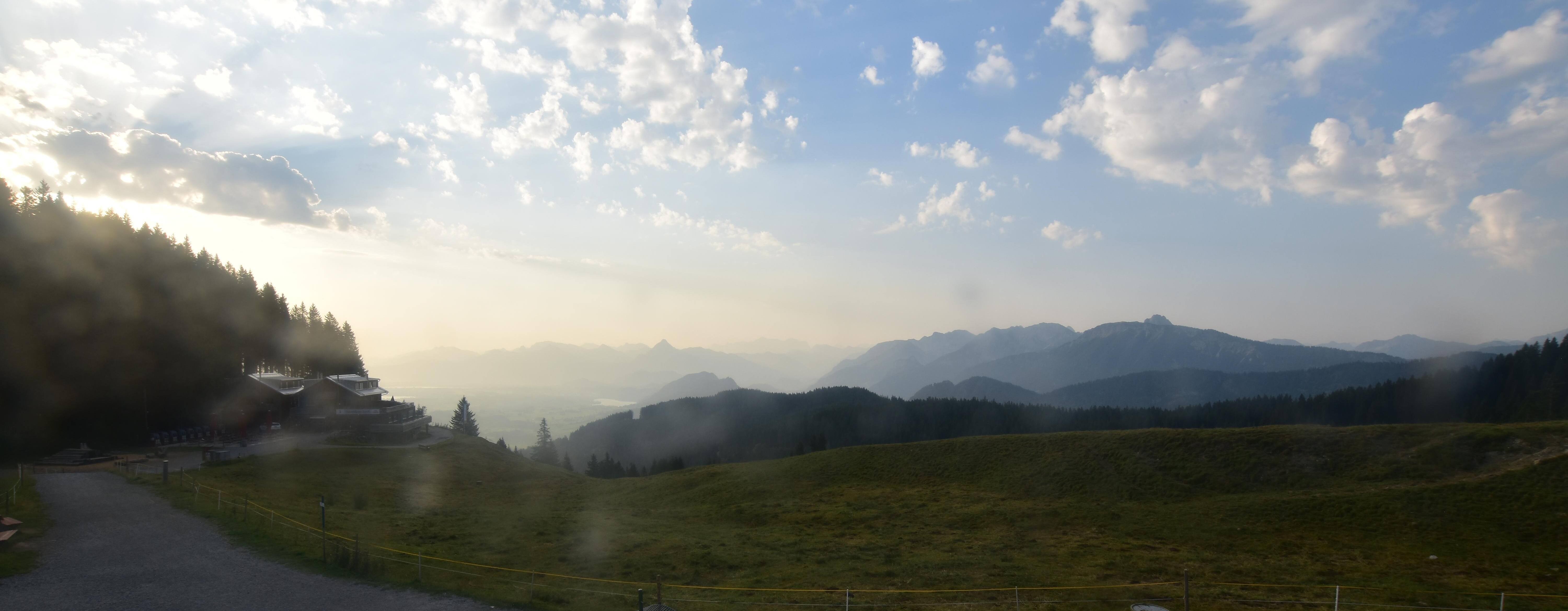 Archiv Foto Webcam Alpspitzbahn Nesselwang: Sportheim Böck