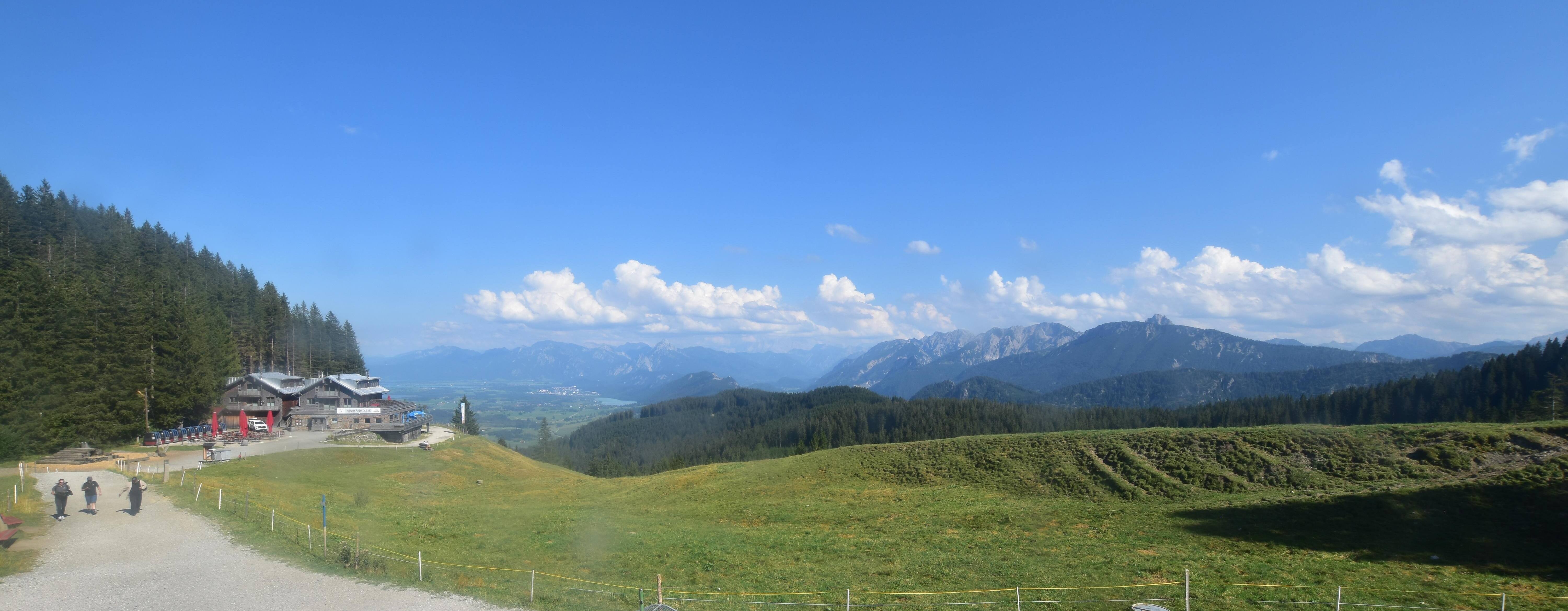 Archiv Foto Webcam Alpspitzbahn Nesselwang: Sportheim Böck
