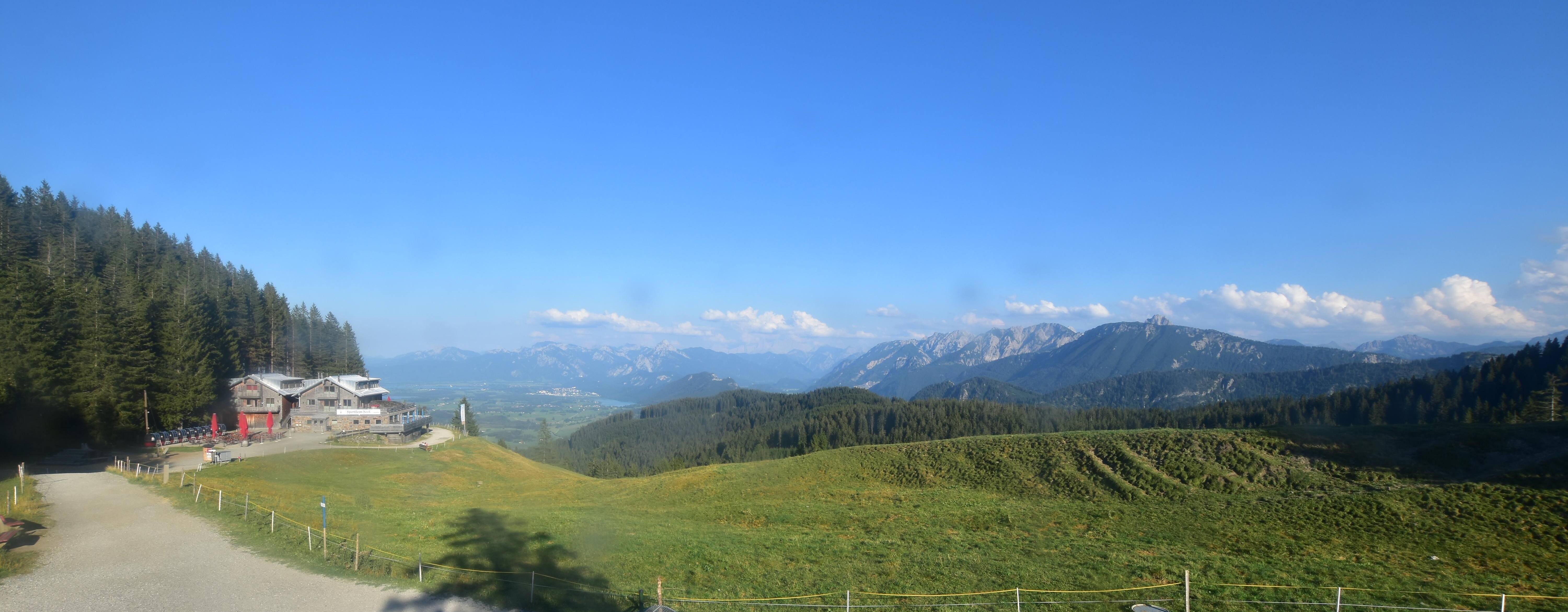 Archiv Foto Webcam Alpspitzbahn Nesselwang: Sportheim Böck