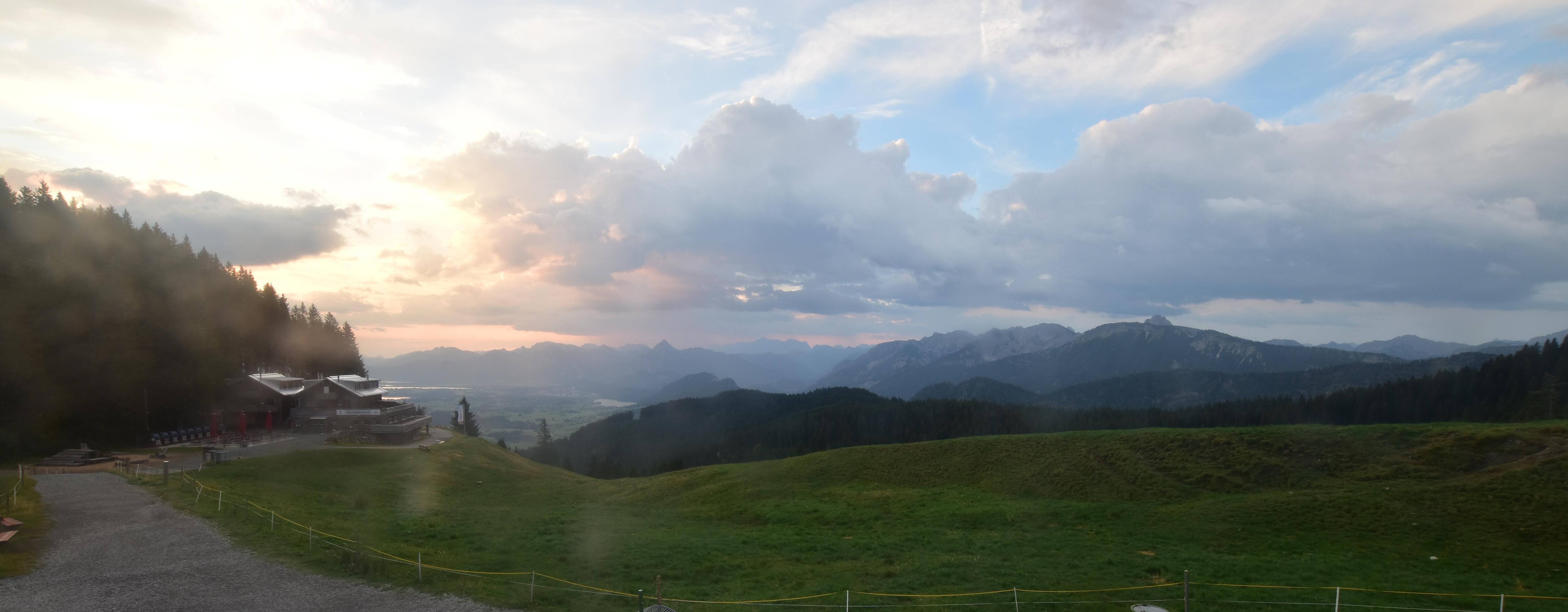 Archiv Foto Webcam Alpspitzbahn Nesselwang: Sportheim Böck