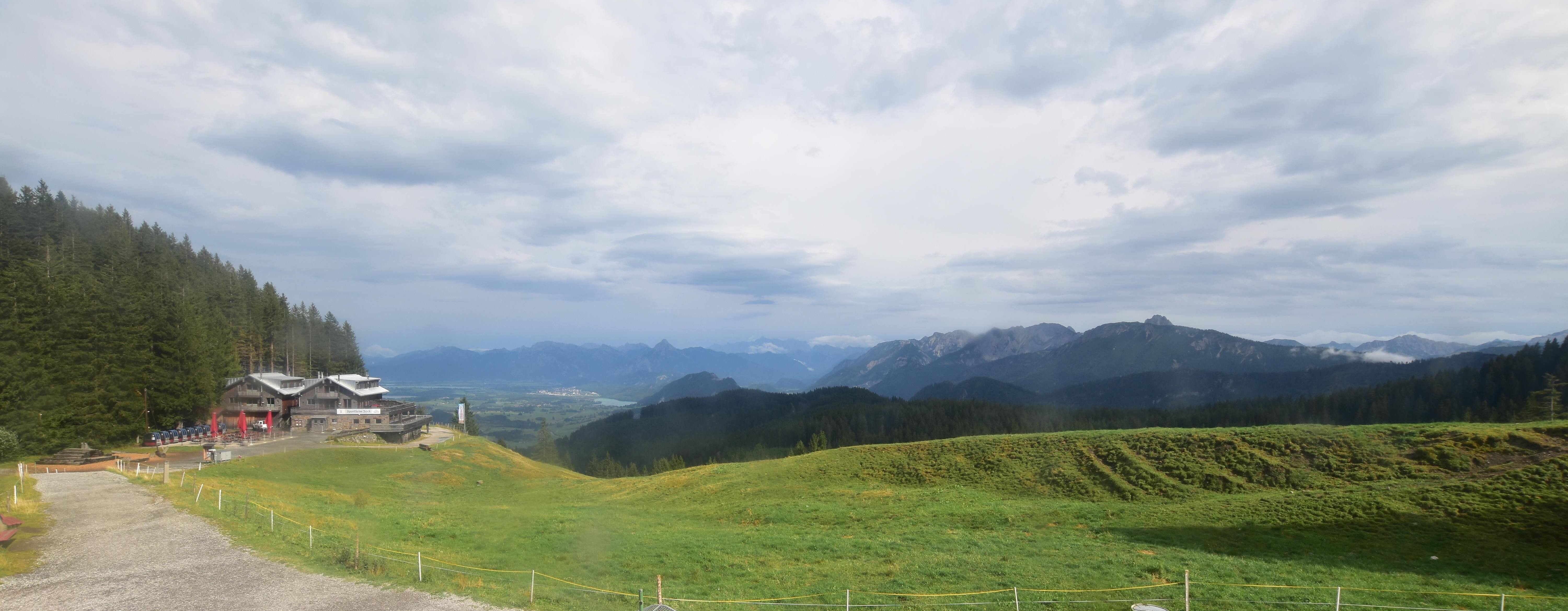 Archiv Foto Webcam Alpspitzbahn Nesselwang: Sportheim Böck
