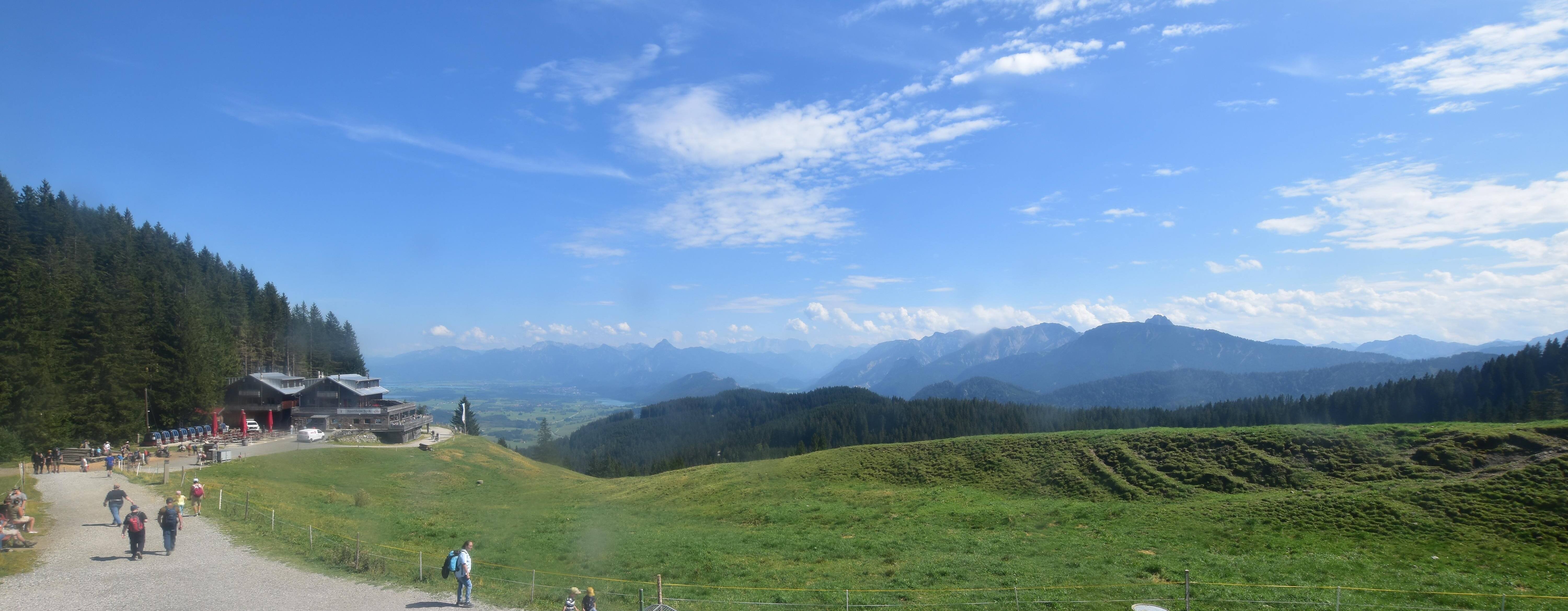 Archiv Foto Webcam Alpspitzbahn Nesselwang: Sportheim Böck