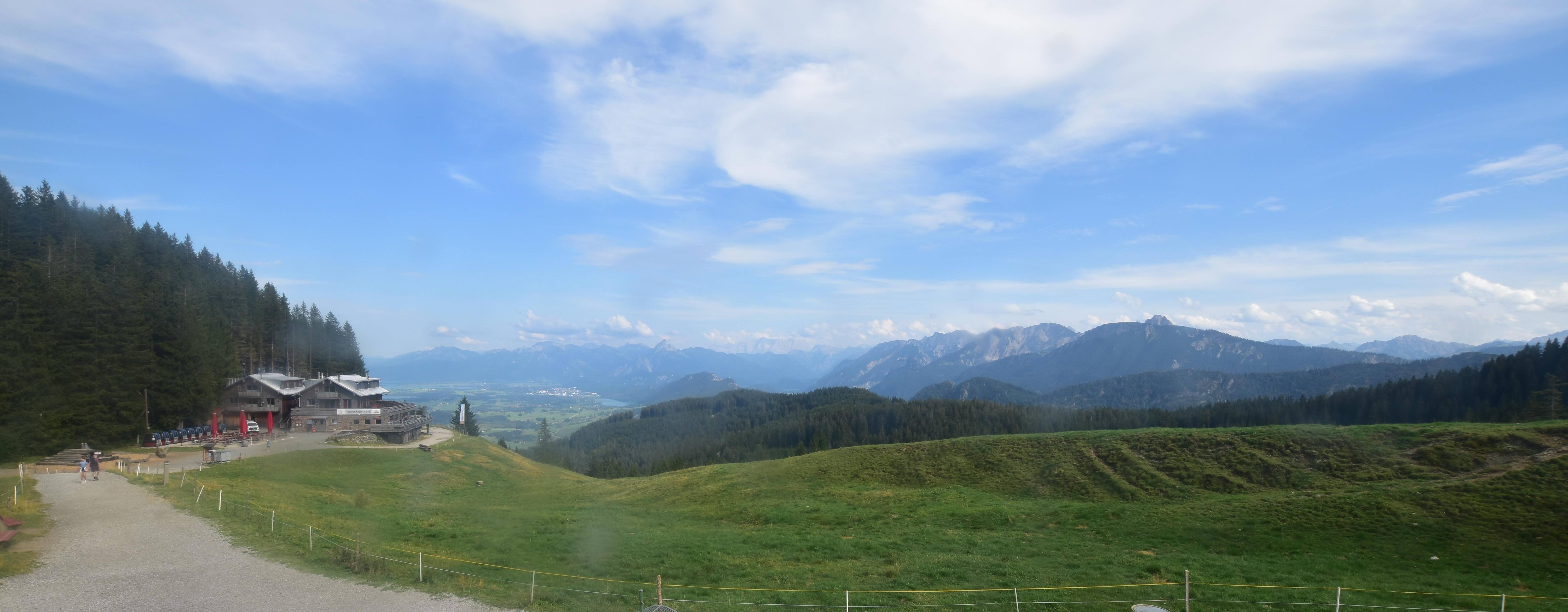 Archiv Foto Webcam Alpspitzbahn Nesselwang: Sportheim Böck
