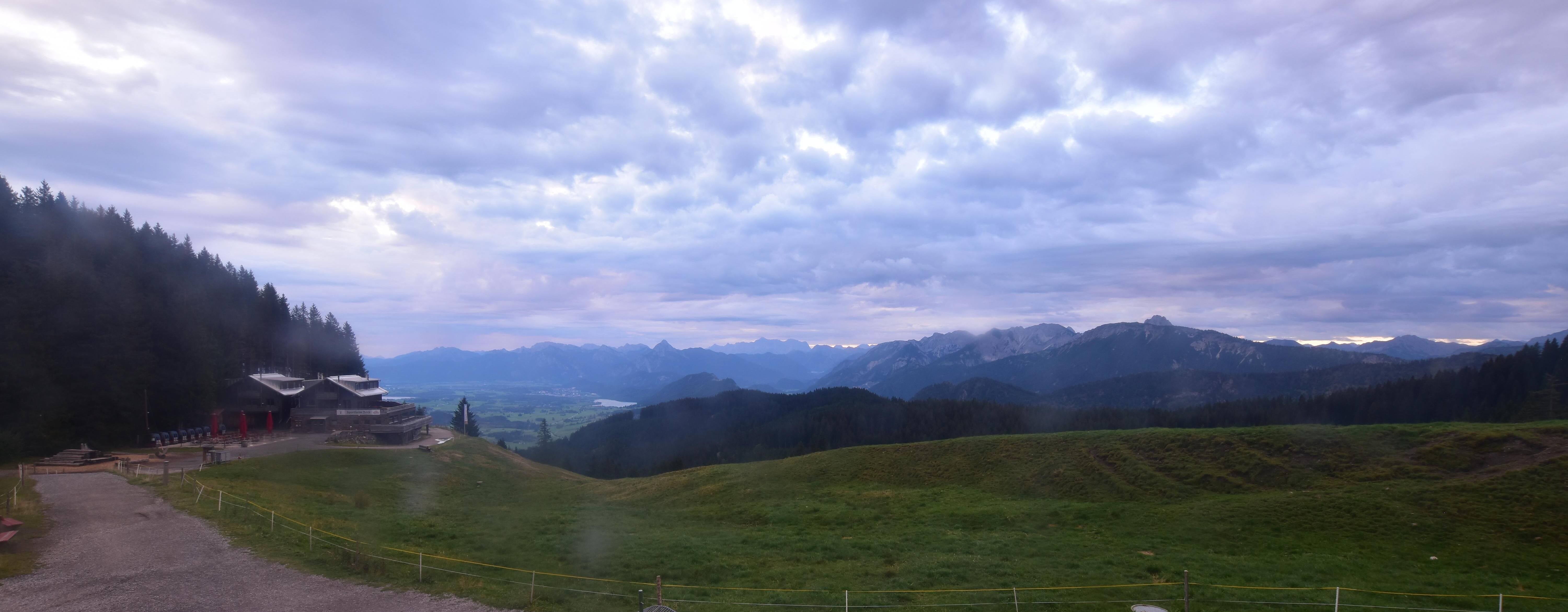 Archiv Foto Webcam Alpspitzbahn Nesselwang: Sportheim Böck