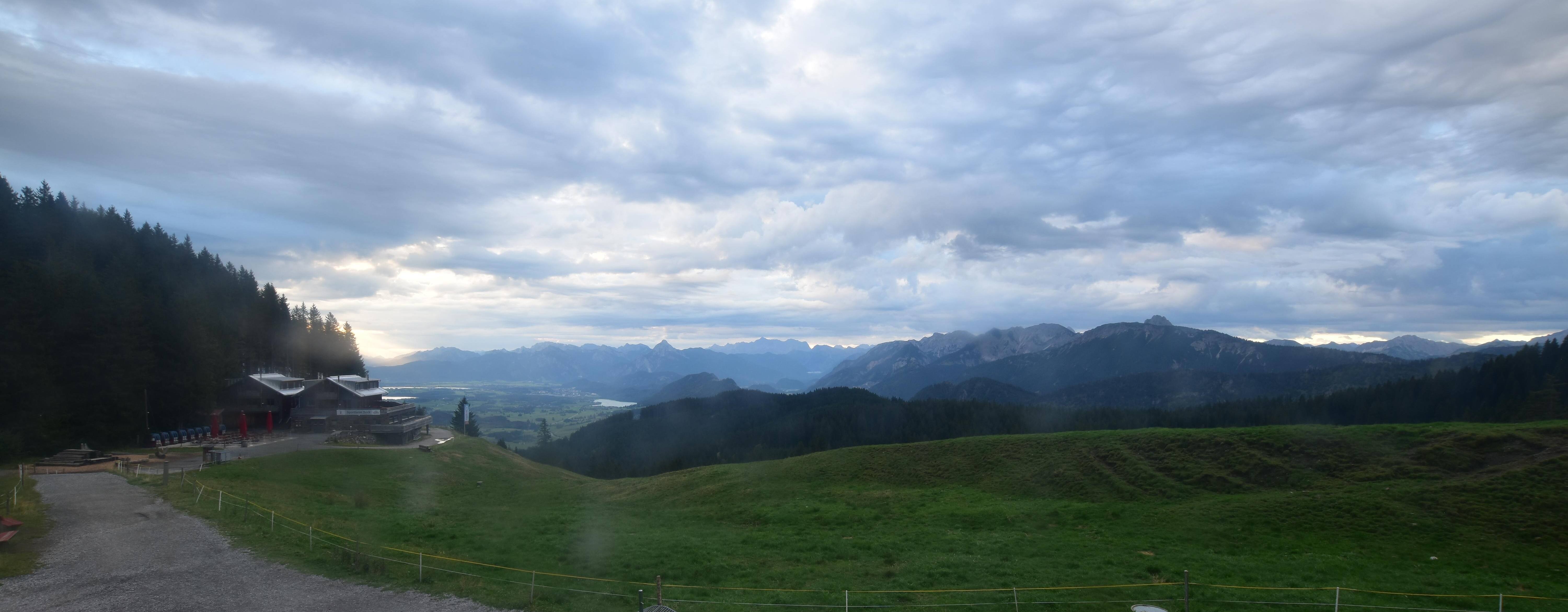 Archiv Foto Webcam Alpspitzbahn Nesselwang: Sportheim Böck