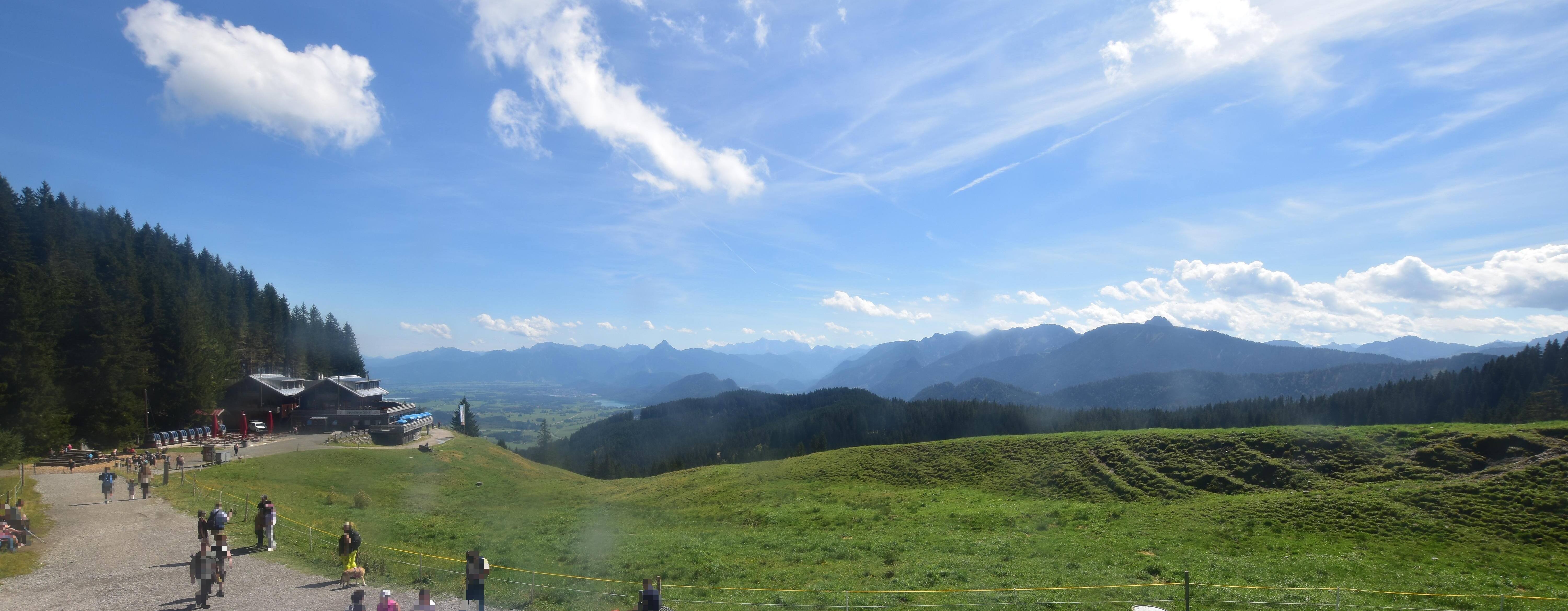 Archiv Foto Webcam Alpspitzbahn Nesselwang: Sportheim Böck