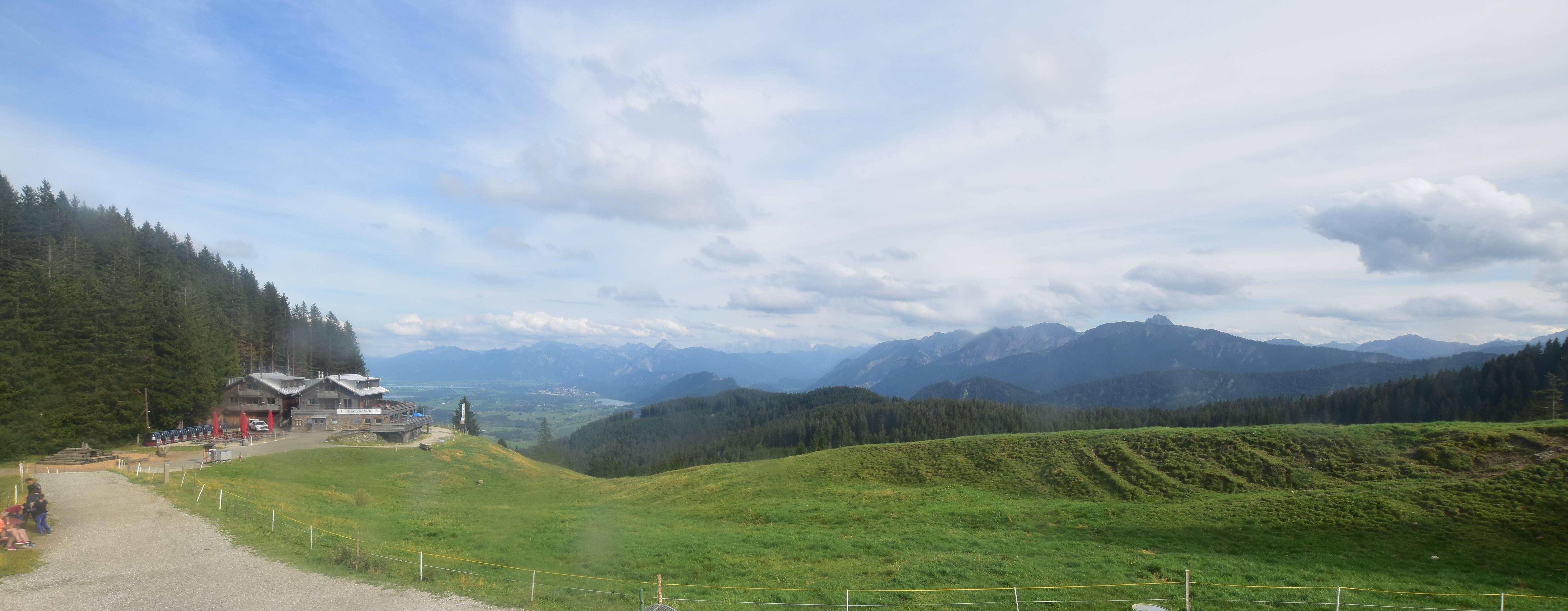 Archiv Foto Webcam Alpspitzbahn Nesselwang: Sportheim Böck