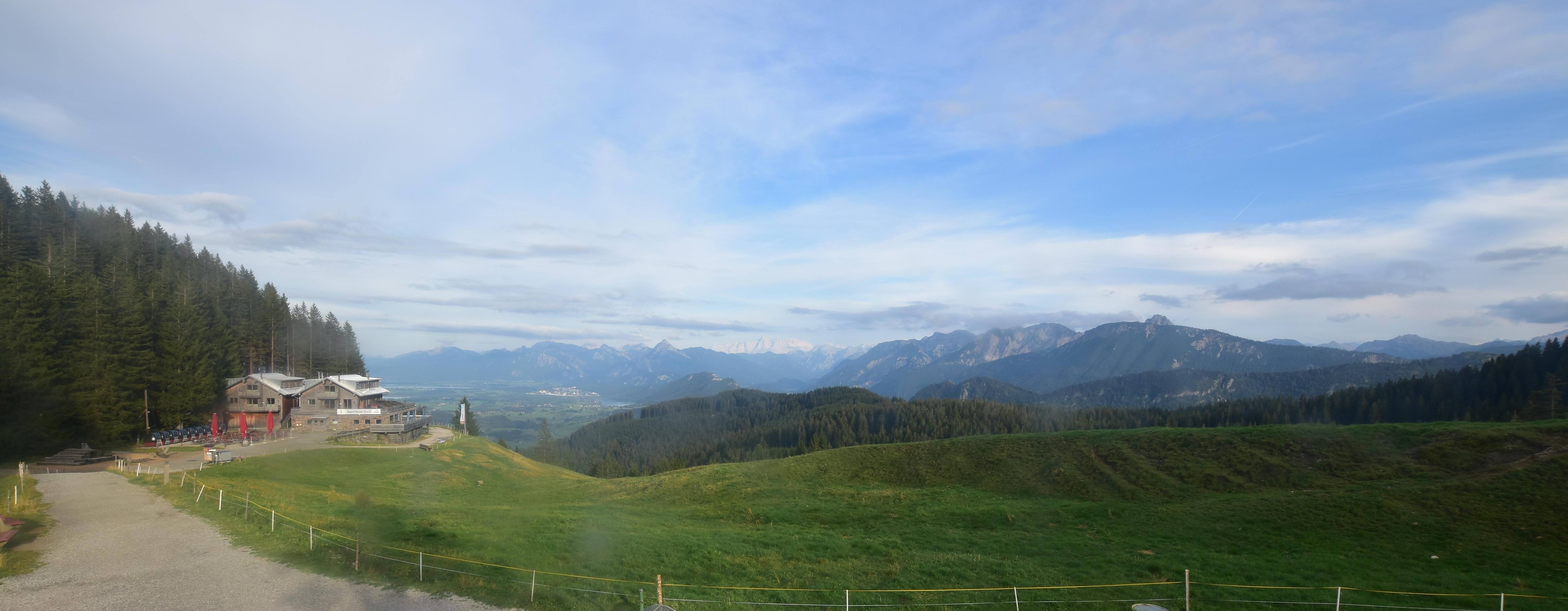 Archiv Foto Webcam Alpspitzbahn Nesselwang: Sportheim Böck