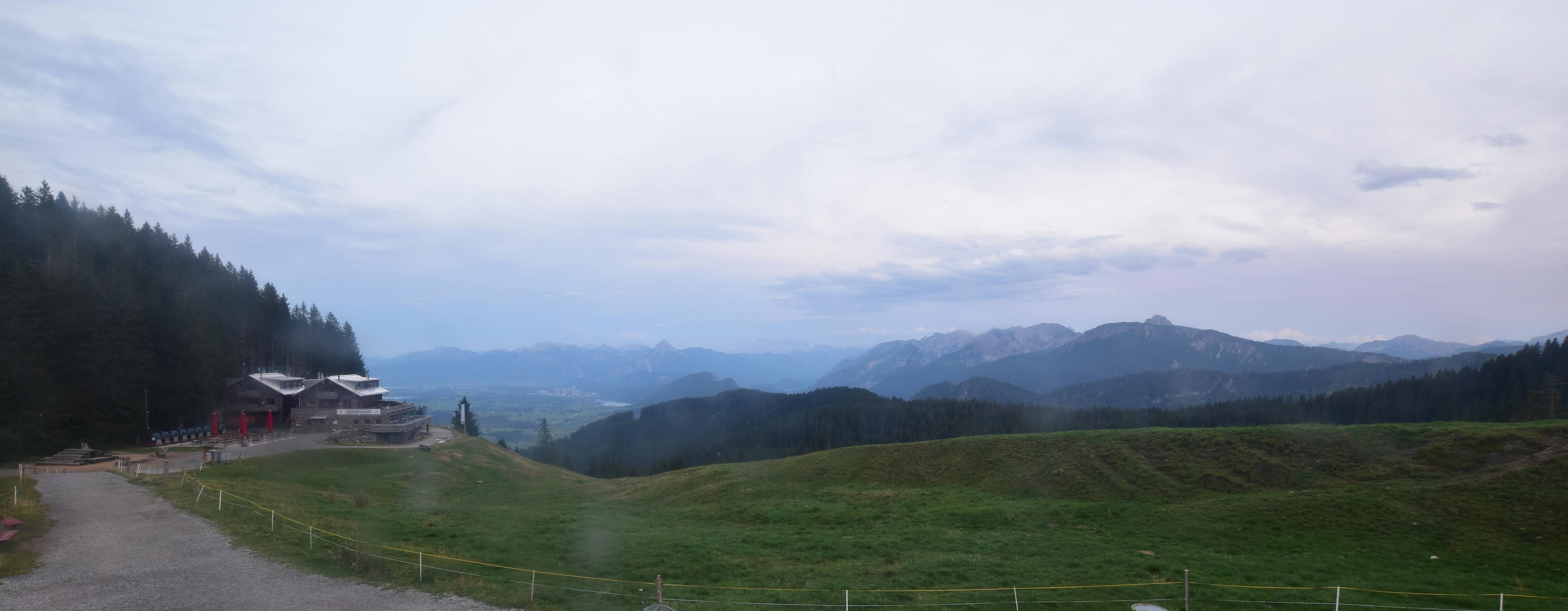 Archiv Foto Webcam Alpspitzbahn Nesselwang: Sportheim Böck