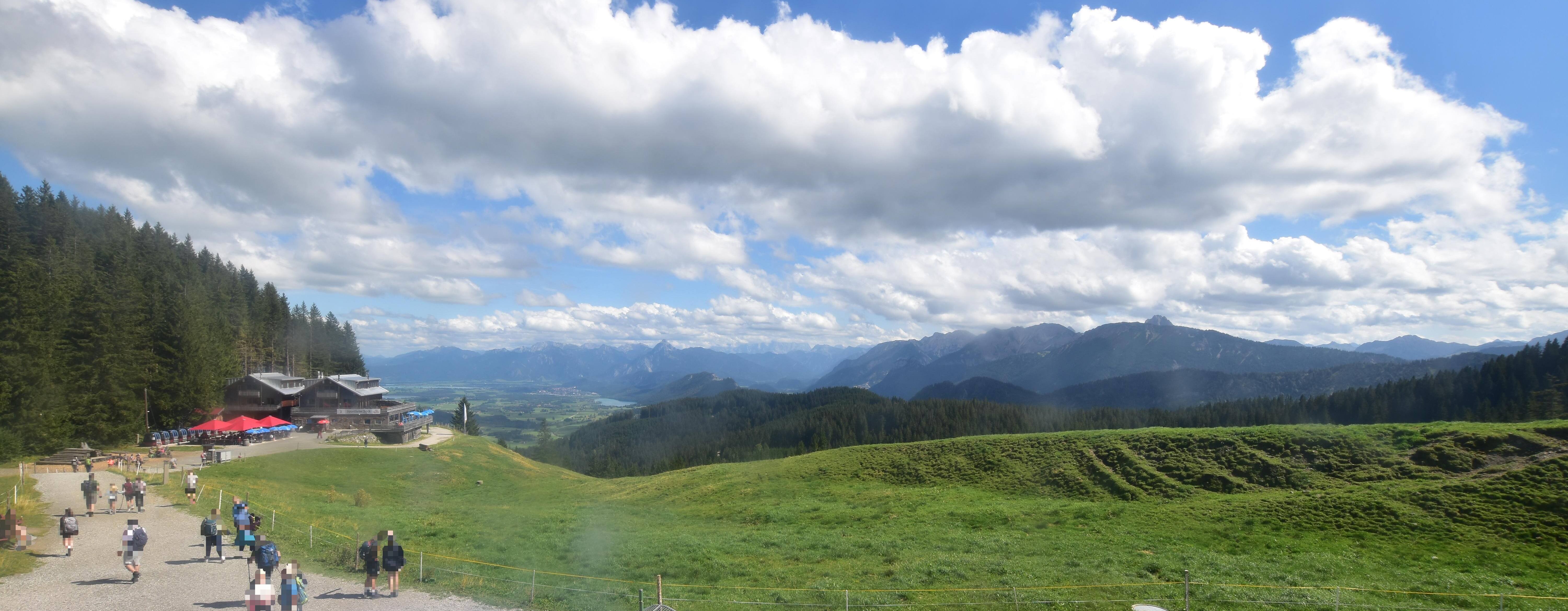 Archiv Foto Webcam Alpspitzbahn Nesselwang: Sportheim Böck
