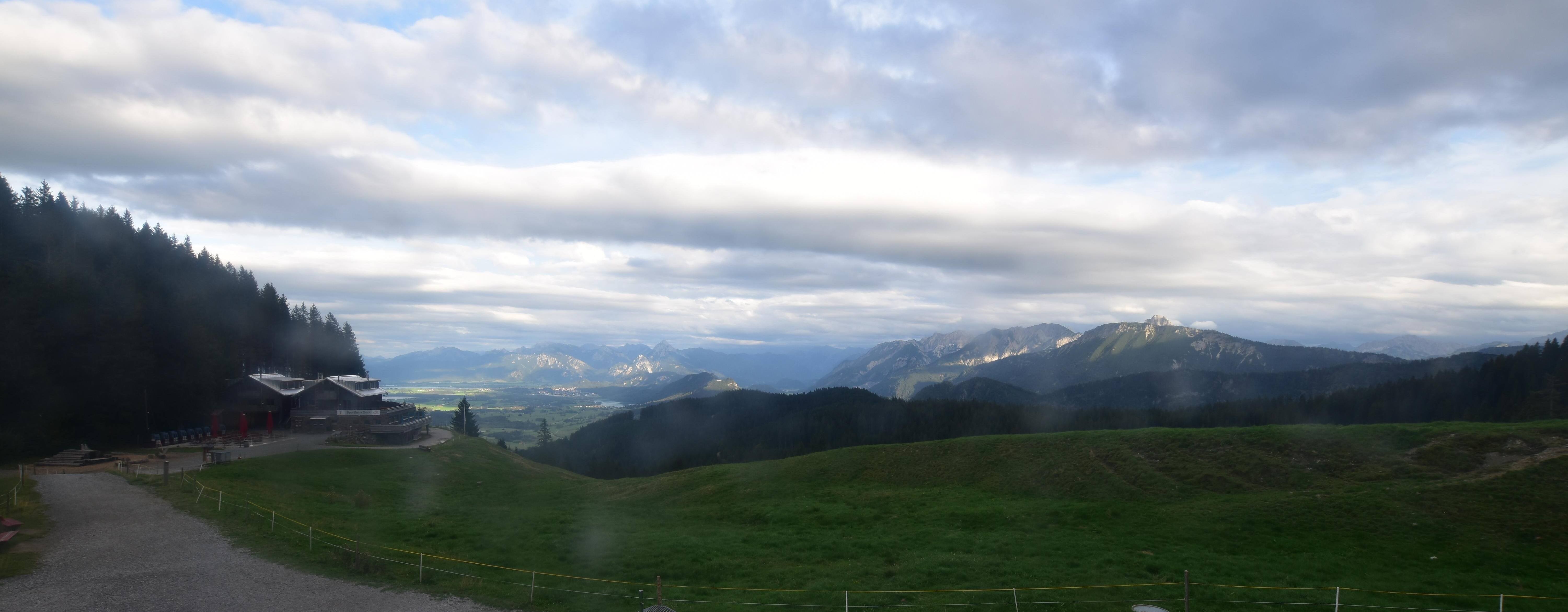 Archiv Foto Webcam Alpspitzbahn Nesselwang: Sportheim Böck