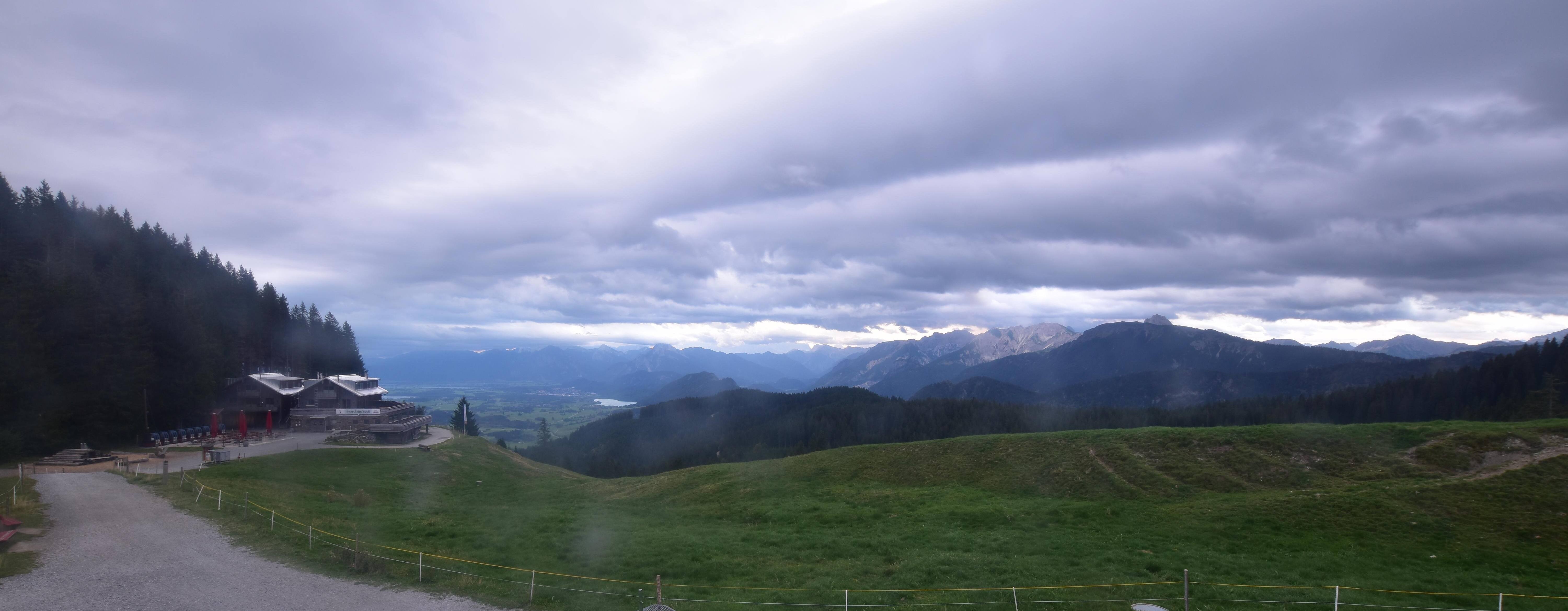 Archiv Foto Webcam Alpspitzbahn Nesselwang: Sportheim Böck