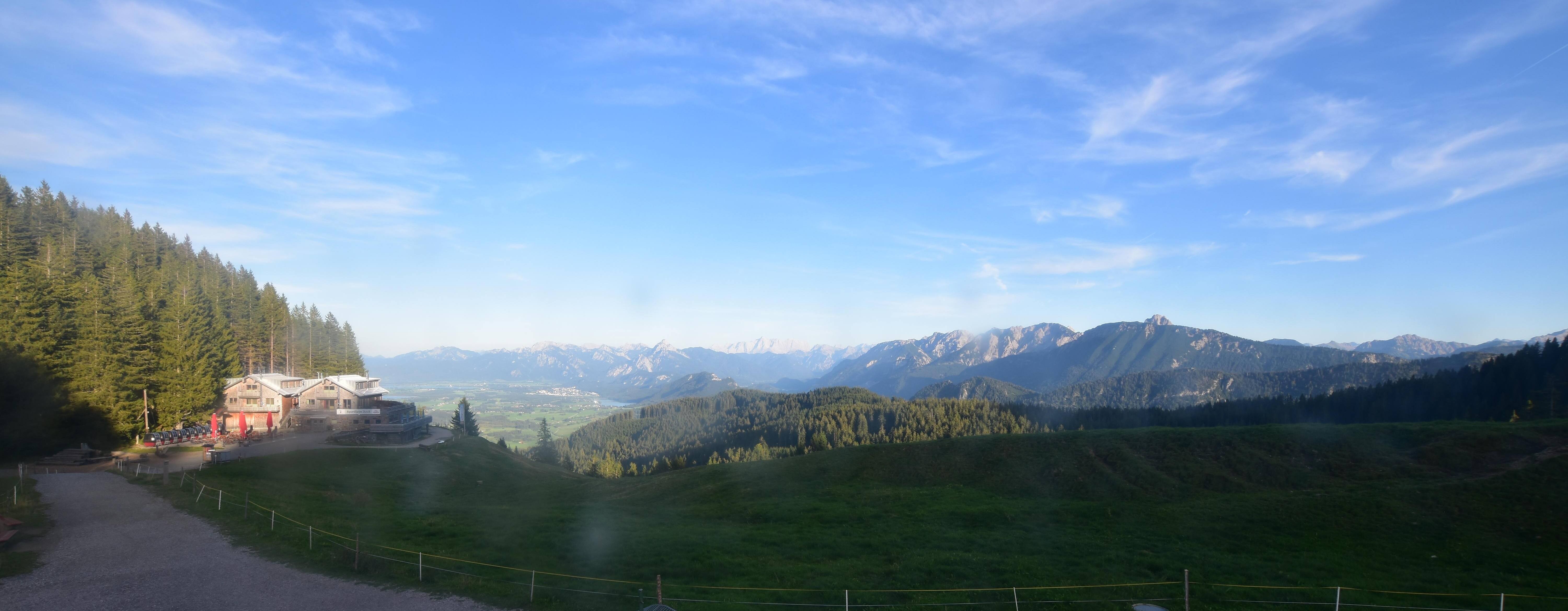 Archiv Foto Webcam Alpspitzbahn Nesselwang: Sportheim Böck