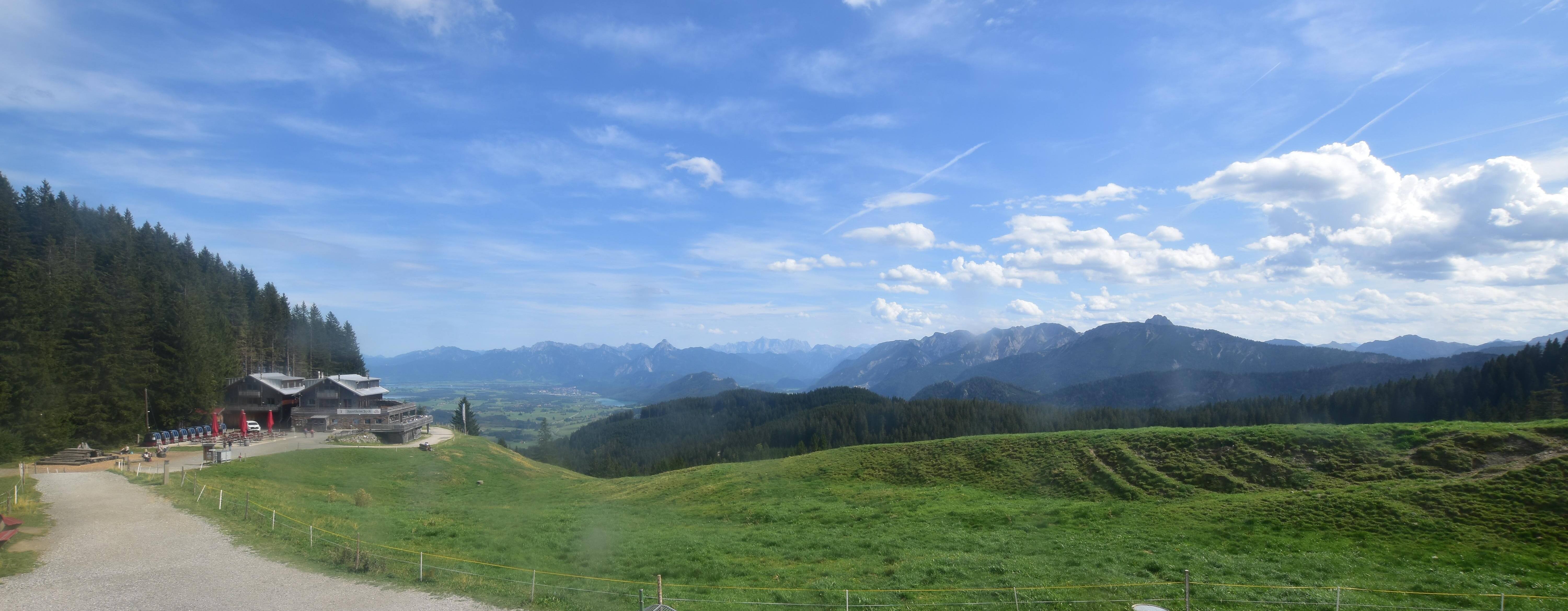 Archiv Foto Webcam Alpspitzbahn Nesselwang: Sportheim Böck