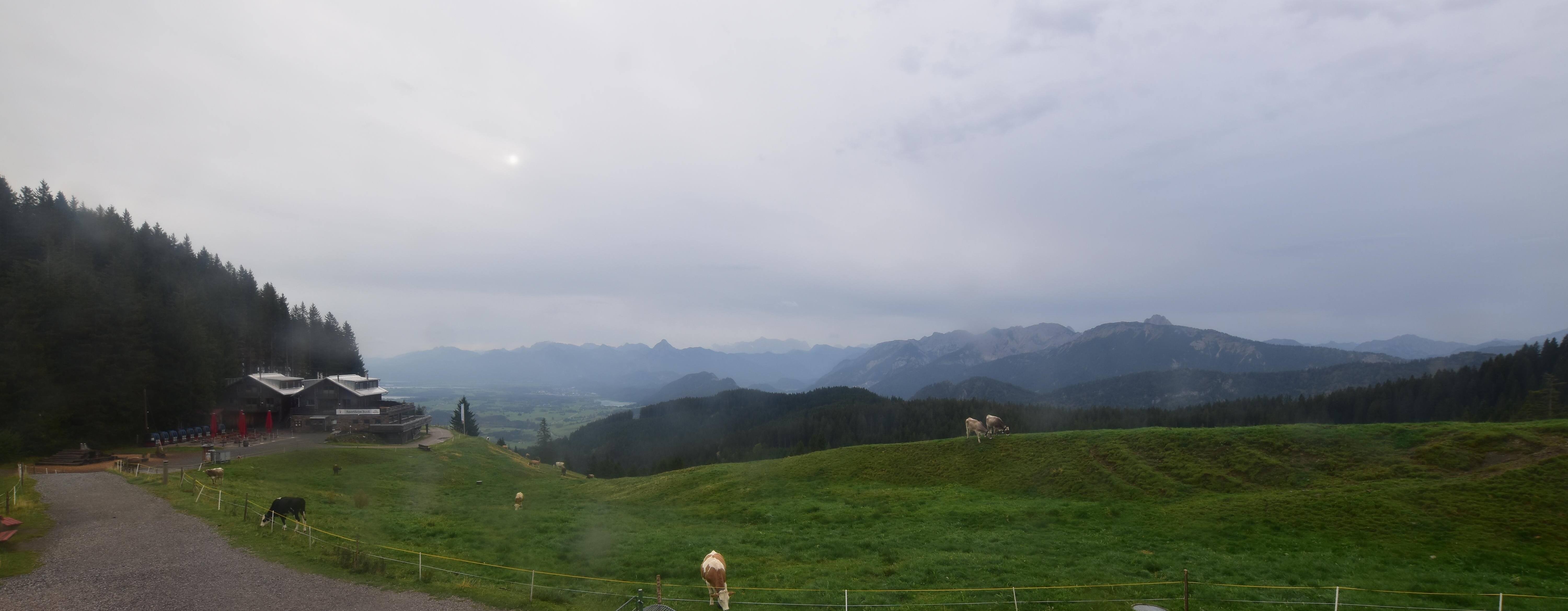 Archiv Foto Webcam Alpspitzbahn Nesselwang: Sportheim Böck