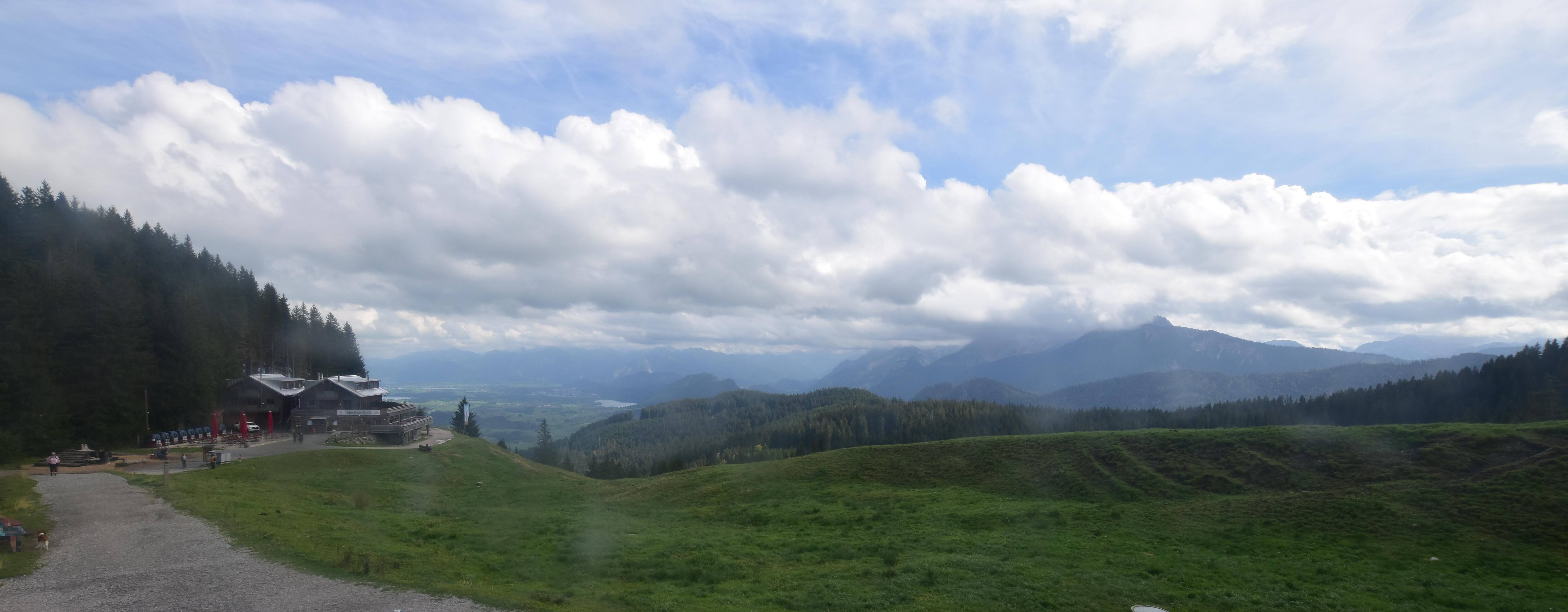 Archiv Foto Webcam Alpspitzbahn Nesselwang: Sportheim Böck
