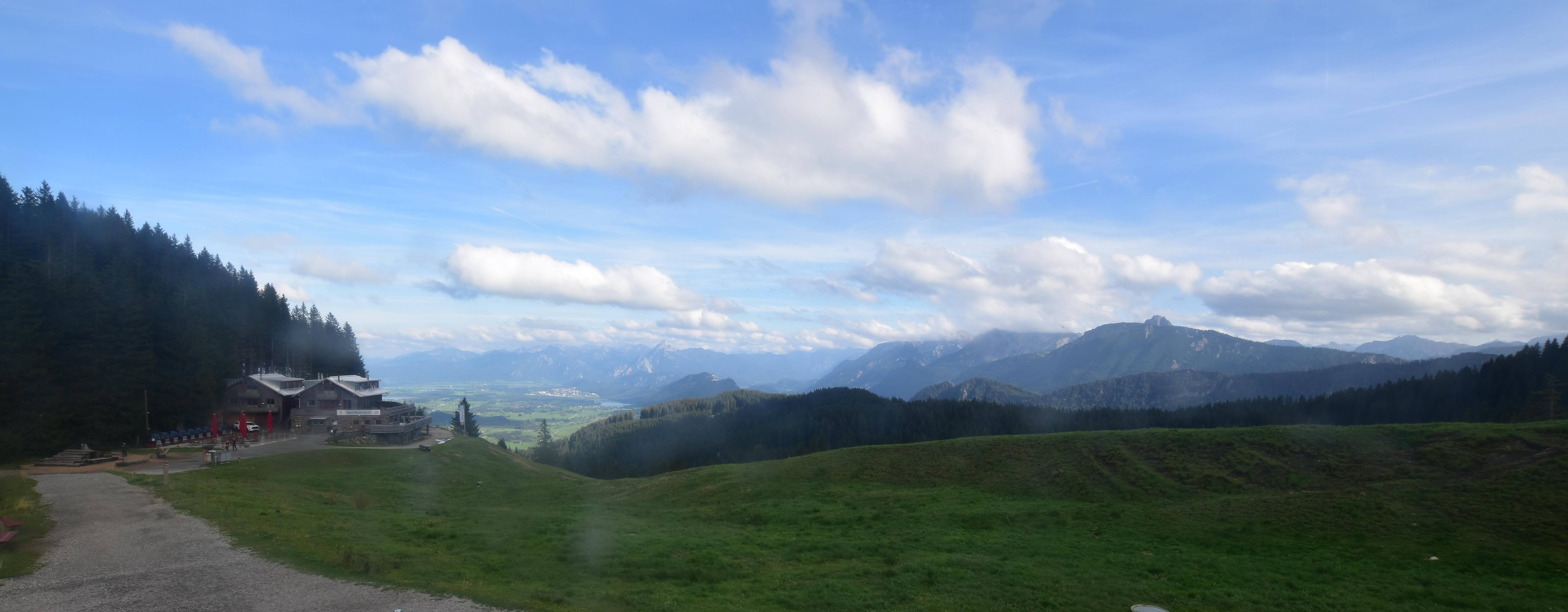 Archiv Foto Webcam Alpspitzbahn Nesselwang: Sportheim Böck