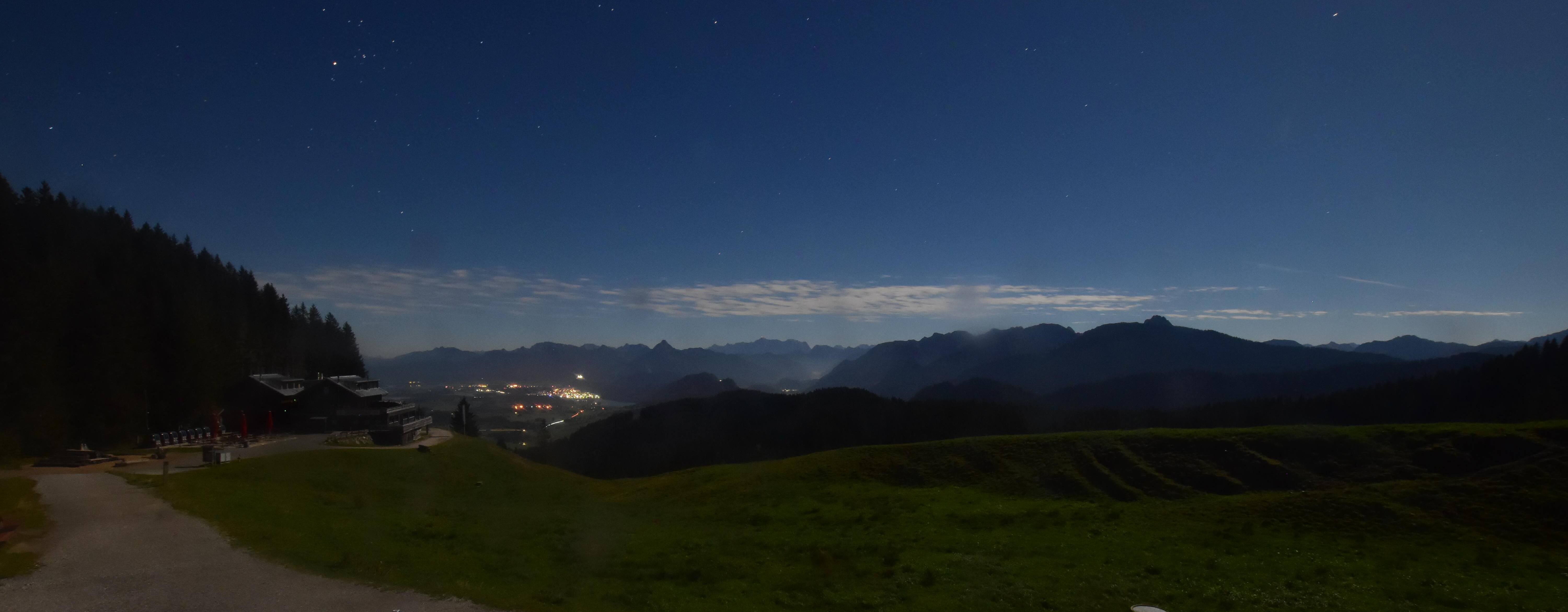 Archiv Foto Webcam Alpspitzbahn Nesselwang: Sportheim Böck