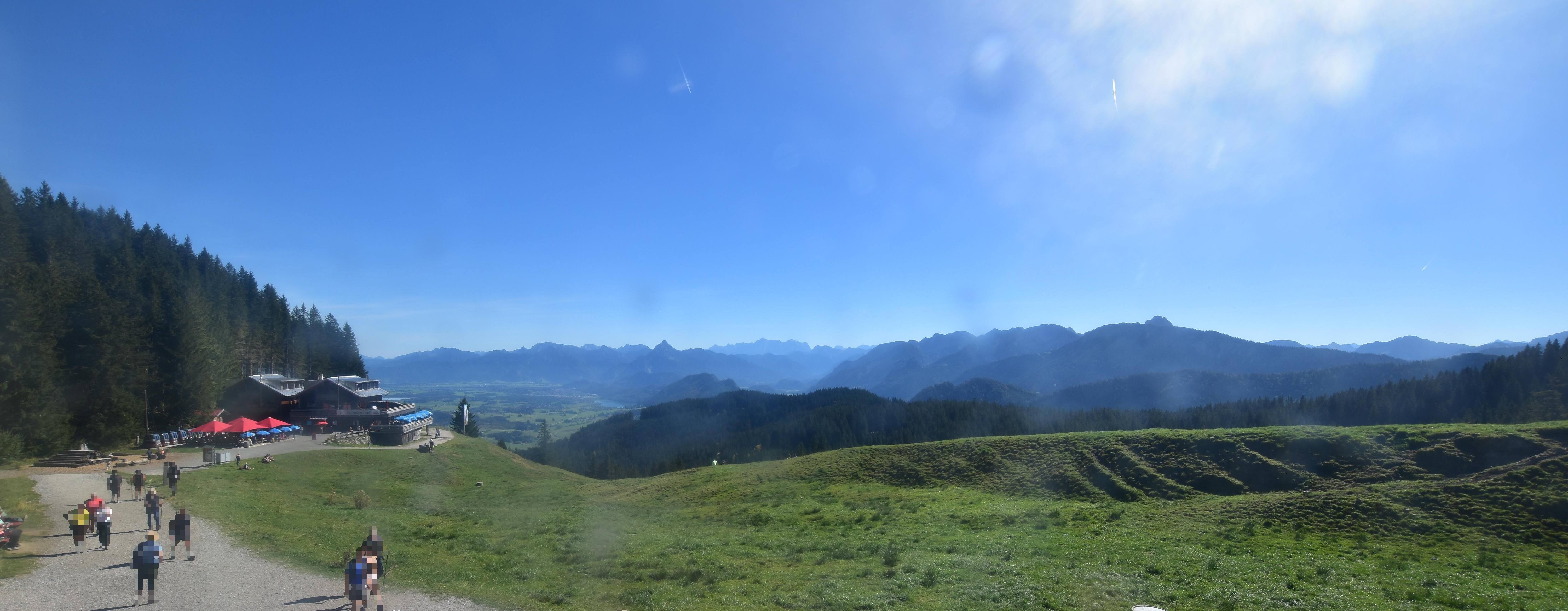 Archiv Foto Webcam Alpspitzbahn Nesselwang: Sportheim Böck