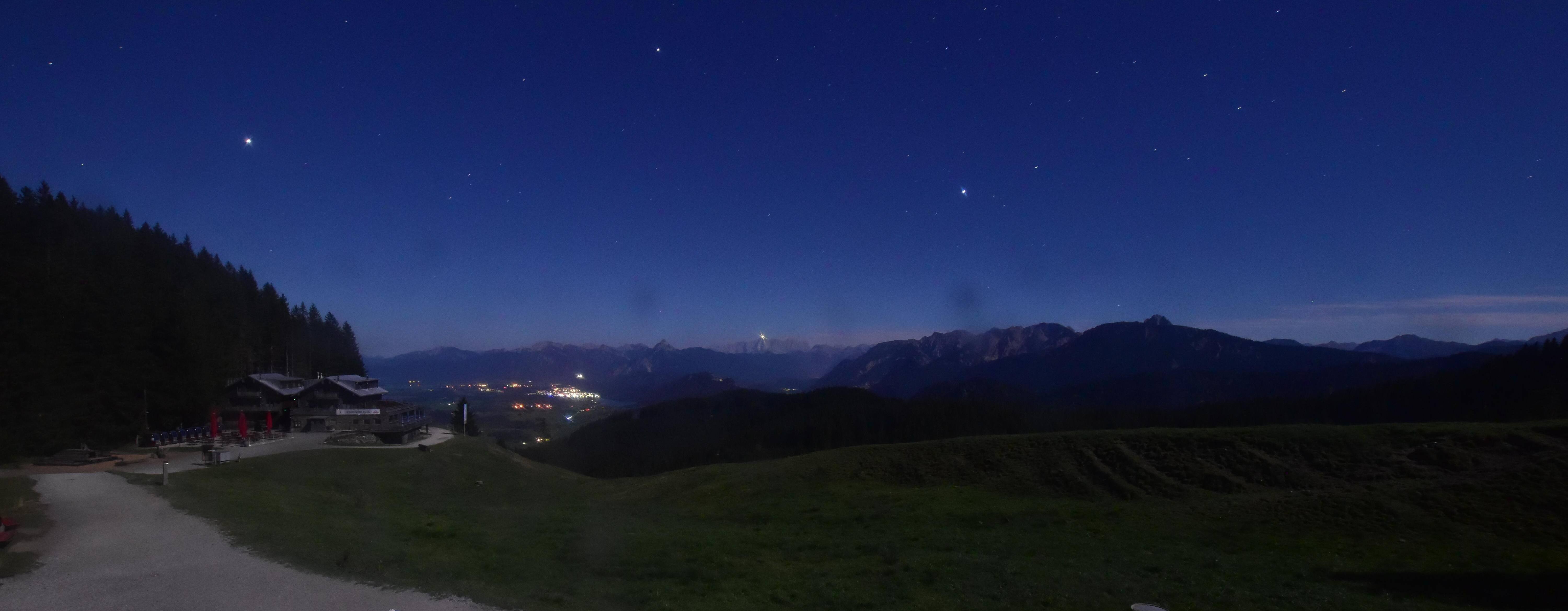 Archiv Foto Webcam Alpspitzbahn Nesselwang: Sportheim Böck