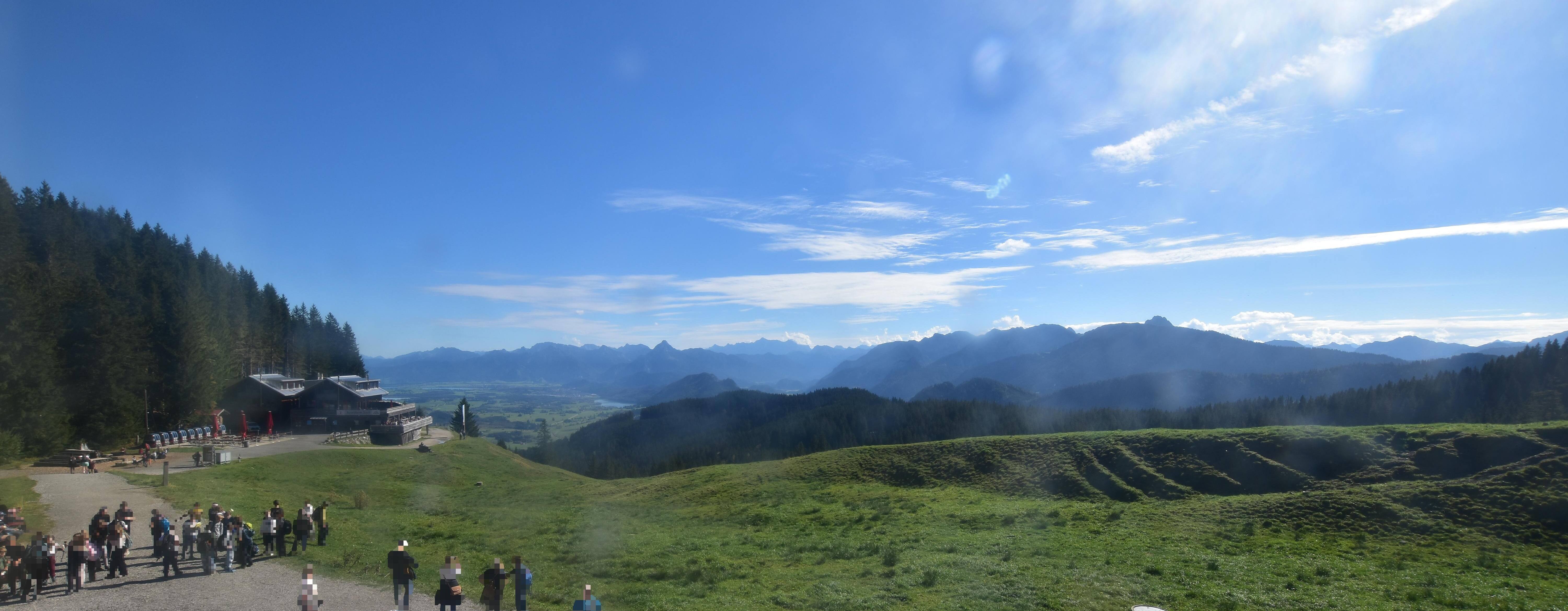 Archiv Foto Webcam Alpspitzbahn Nesselwang: Sportheim Böck