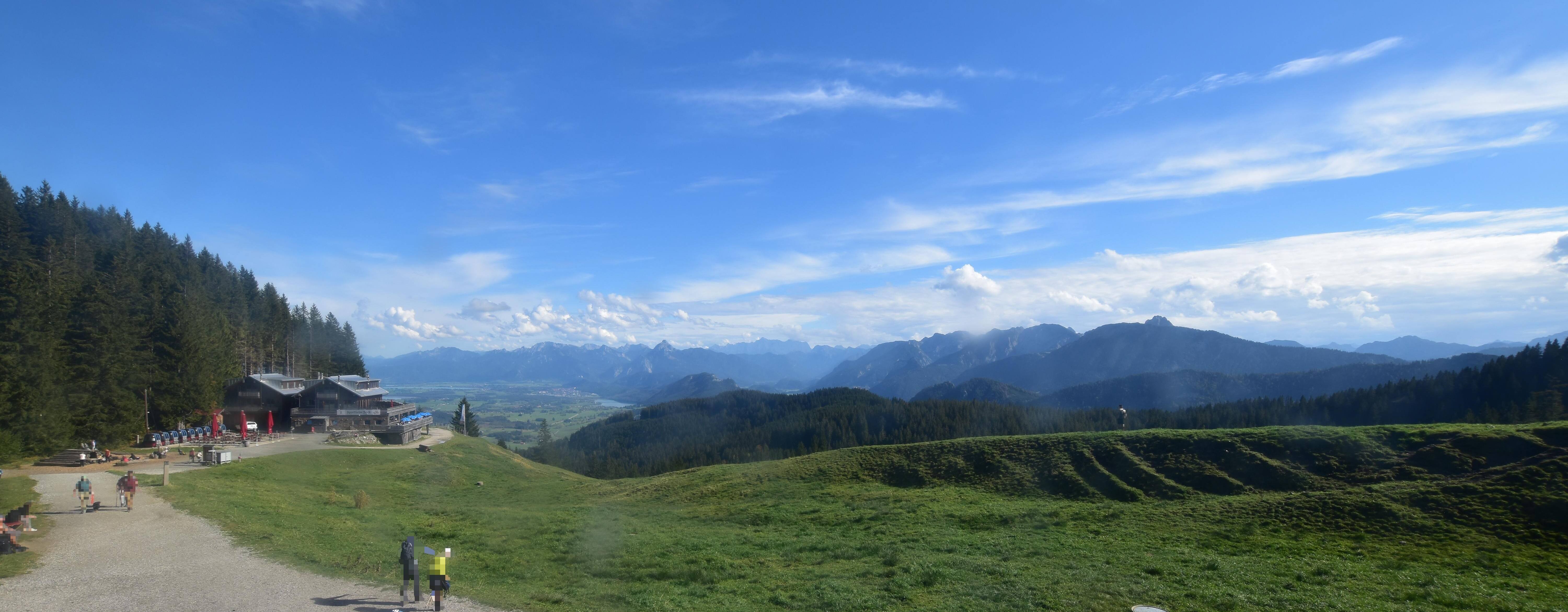 Archiv Foto Webcam Alpspitzbahn Nesselwang: Sportheim Böck
