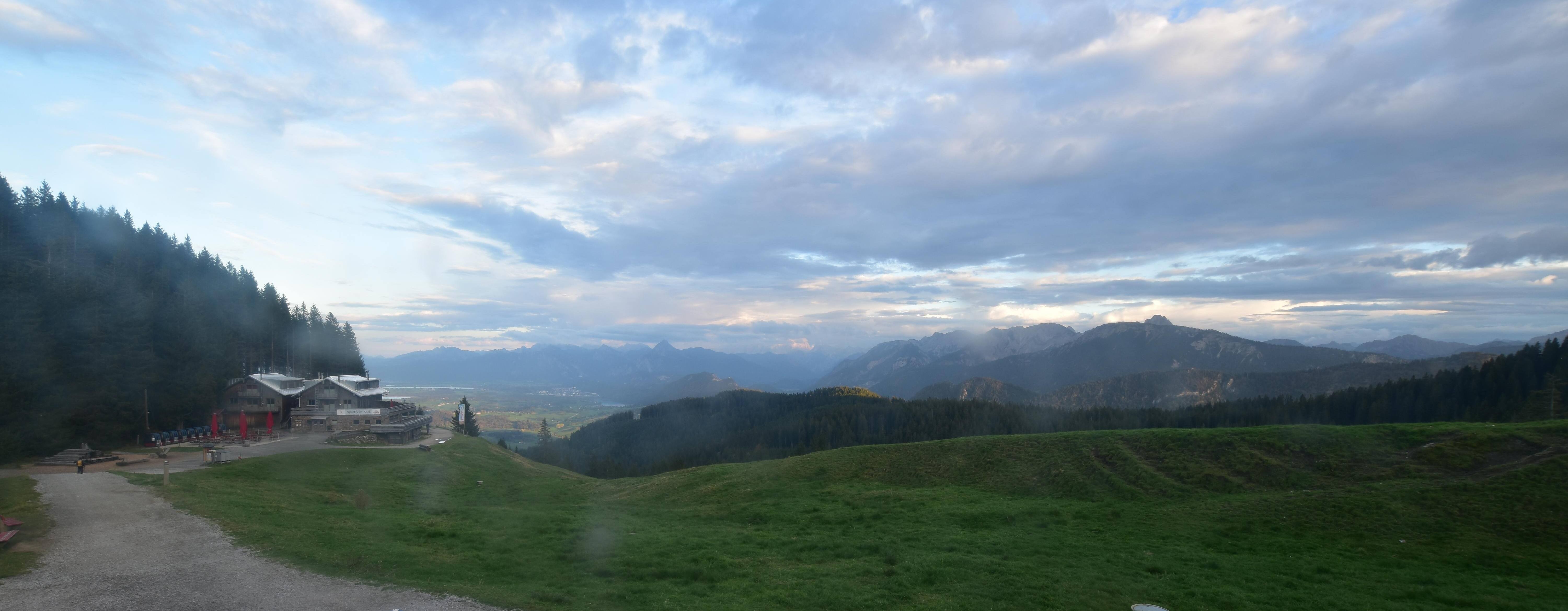 Archiv Foto Webcam Alpspitzbahn Nesselwang: Sportheim Böck