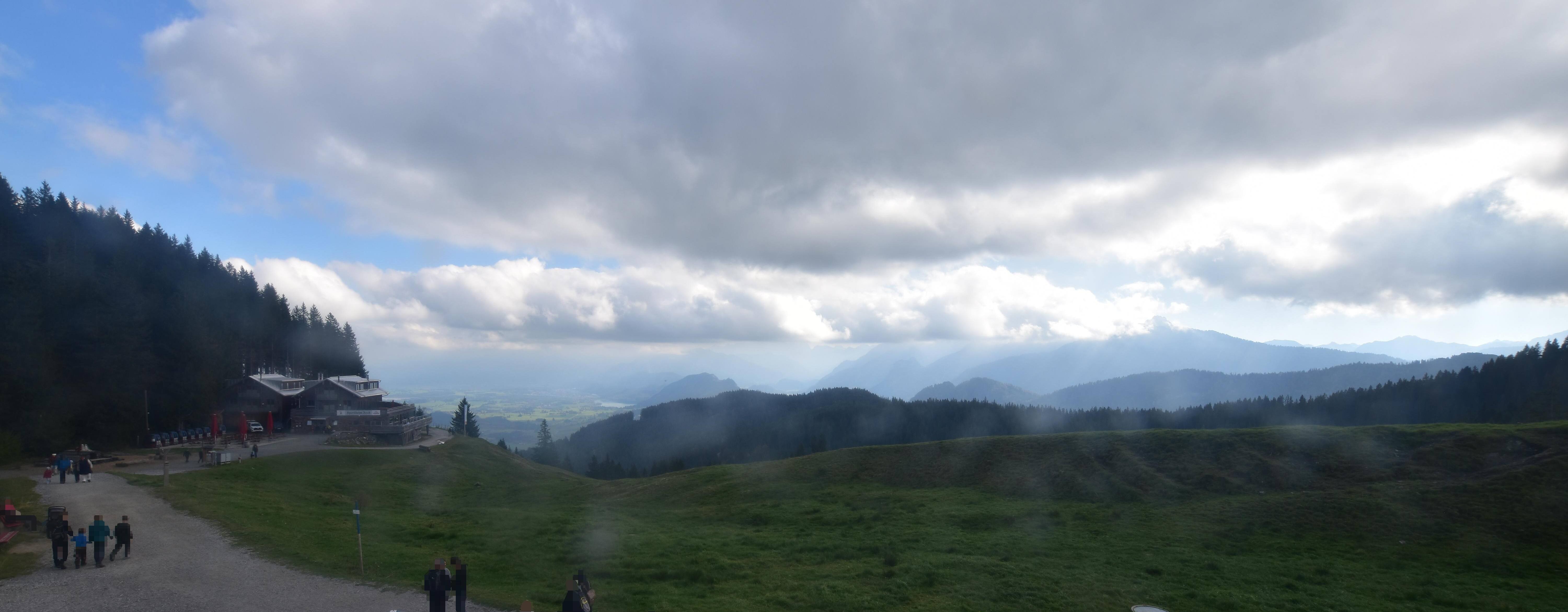 Archiv Foto Webcam Alpspitzbahn Nesselwang: Sportheim Böck