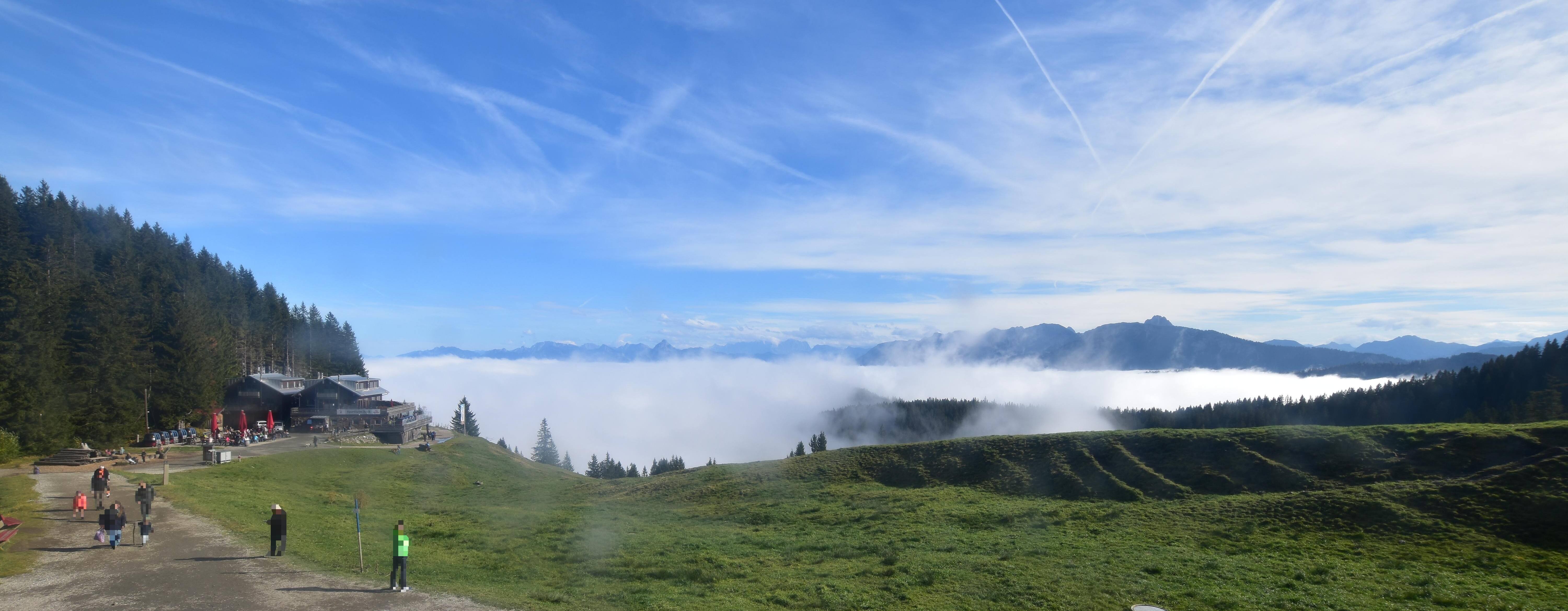 Archiv Foto Webcam Alpspitzbahn Nesselwang: Sportheim Böck