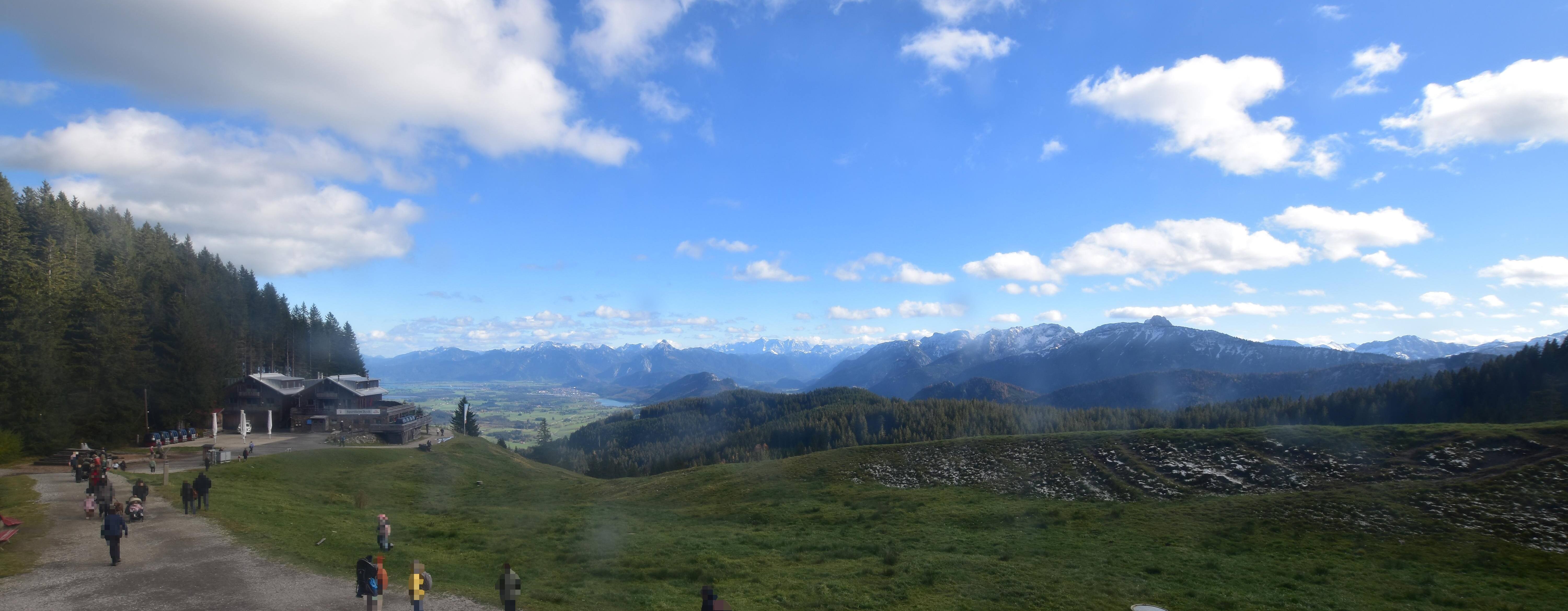 Archived image Webcam Alpspitzbahn Nesselwang: Sports Club Böck