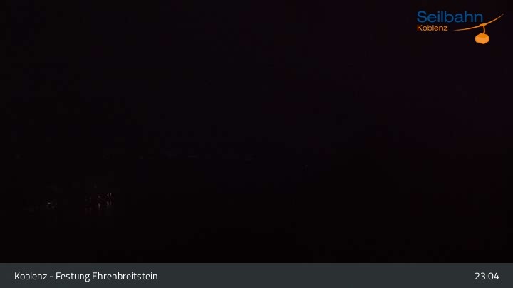 Archived image Webcam Koblenz - View from fortress and cable car