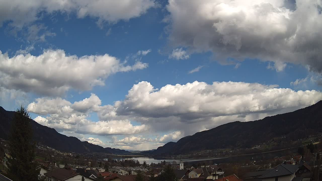 Archiv Foto Webcam Ossiacher See: Bodensdorf