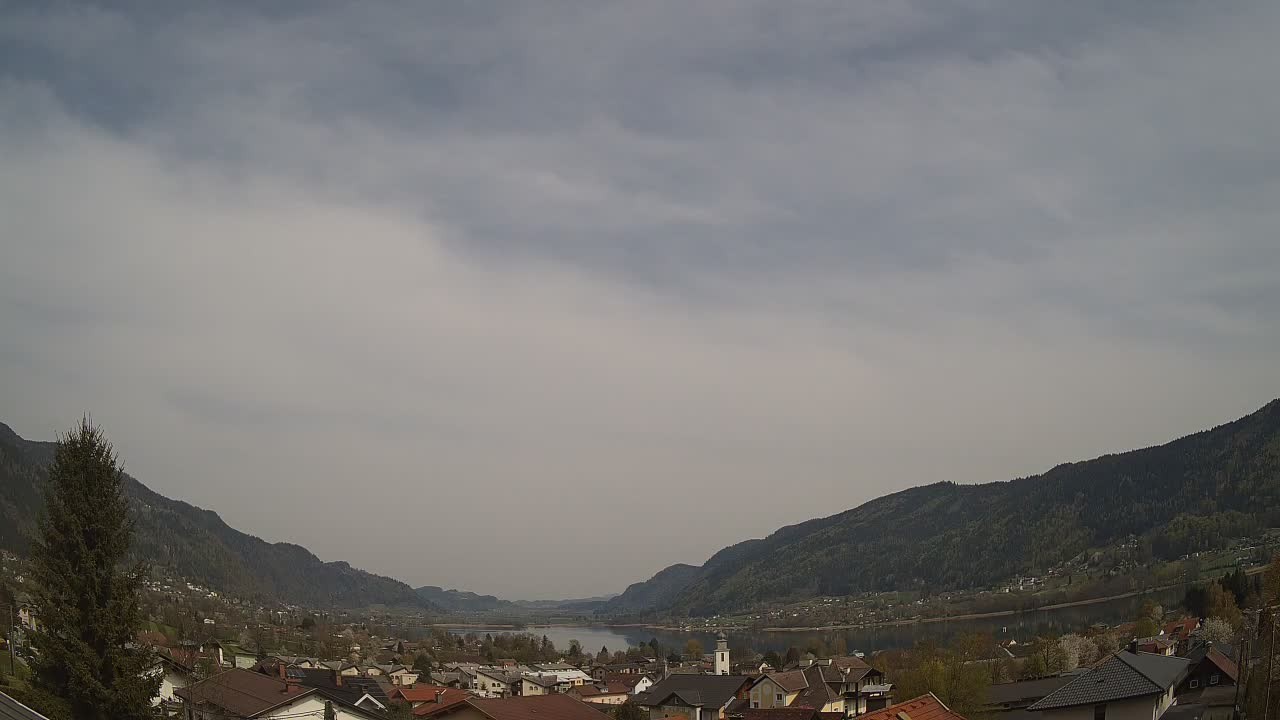 Archived image Webcam Ossiacher See: Bodensdorf Village