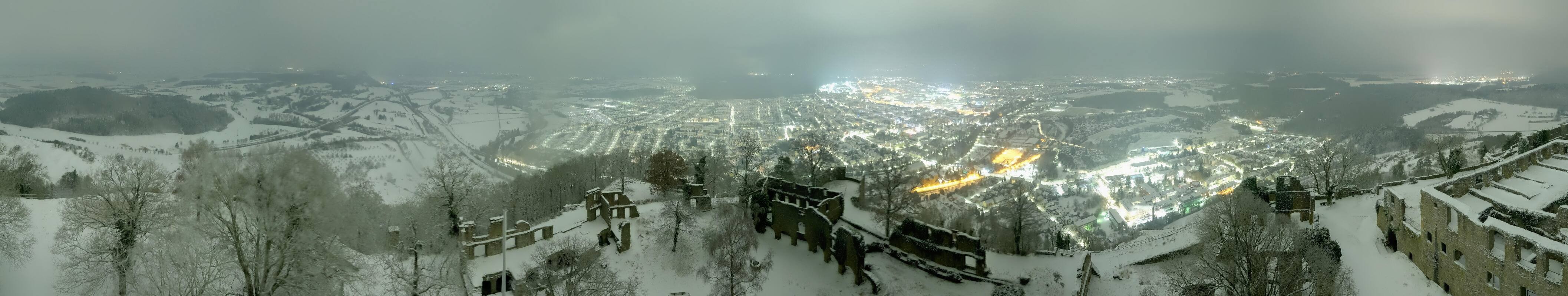 Archiv Foto Webcam Blick auf Singen von der Festung Hohentwiel