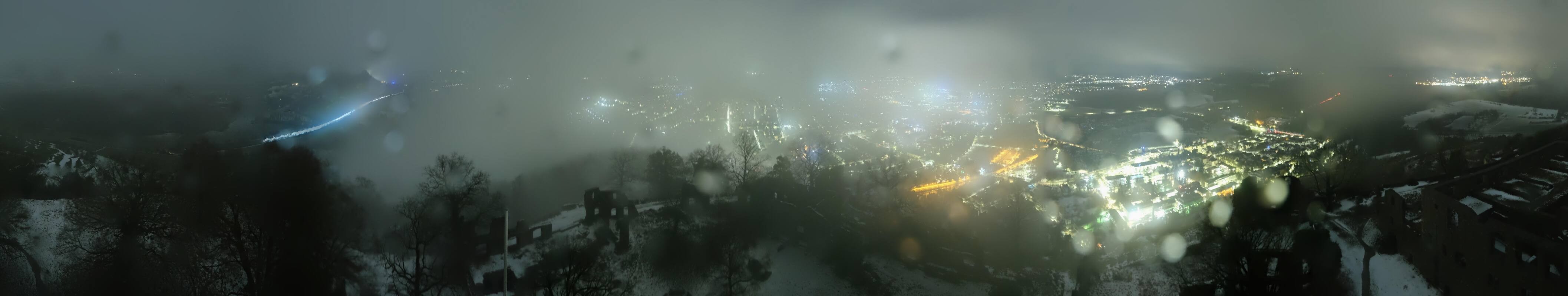 Archiv Foto Webcam Blick auf Singen von der Festung Hohentwiel