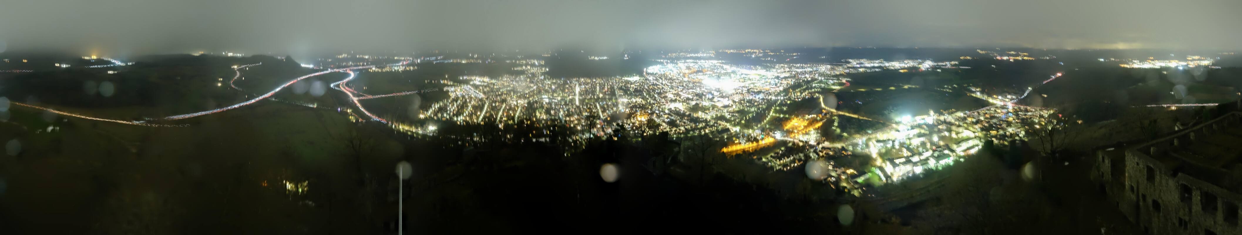 Archiv Foto Webcam Blick auf Singen von der Festung Hohentwiel