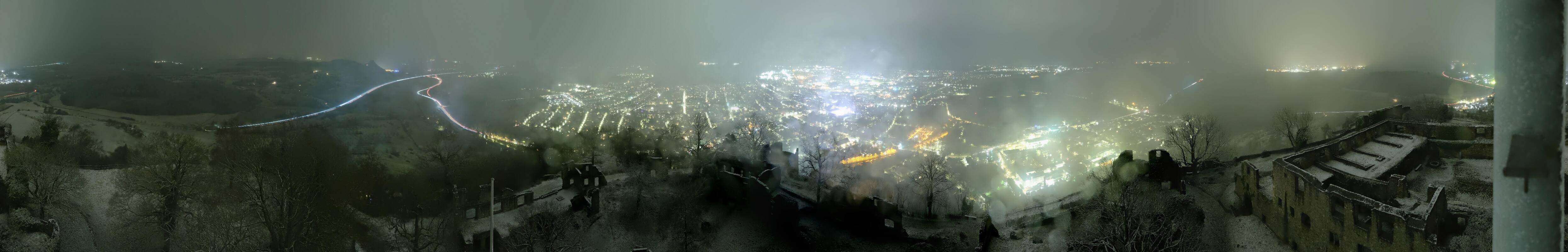 Archiv Foto Webcam Blick auf Singen von der Festung Hohentwiel
