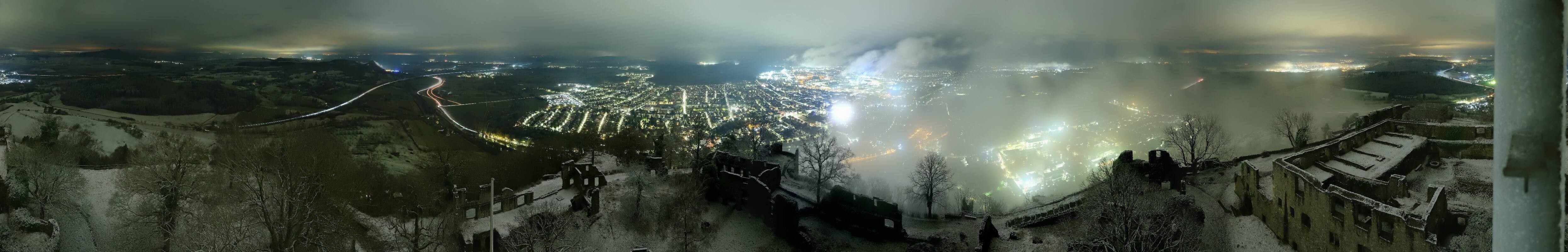 Archiv Foto Webcam Blick auf Singen von der Festung Hohentwiel