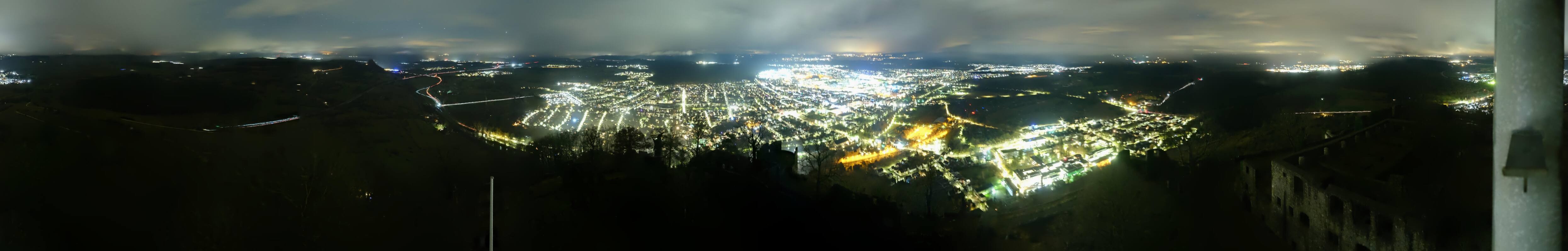 Archiv Foto Webcam Blick auf Singen von der Festung Hohentwiel