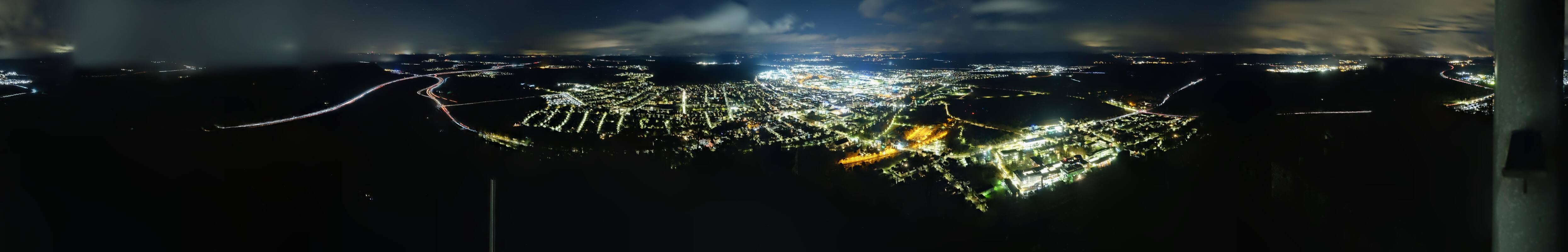 Archiv Foto Webcam Blick auf Singen von der Festung Hohentwiel