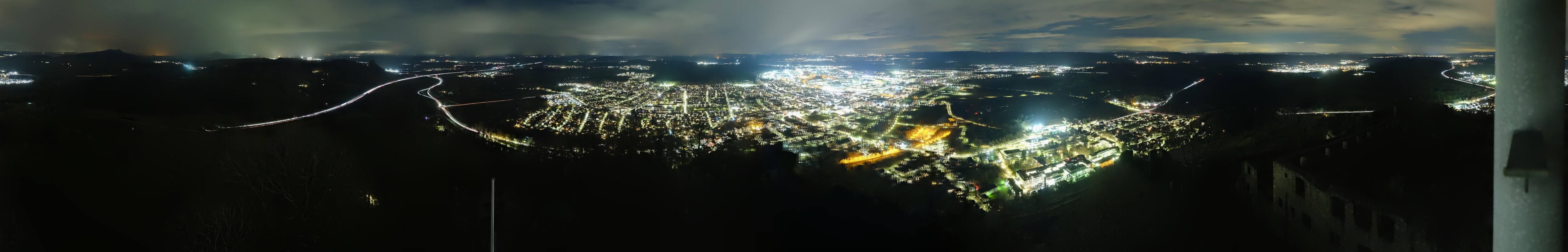 Archiv Foto Webcam Blick auf Singen von der Festung Hohentwiel