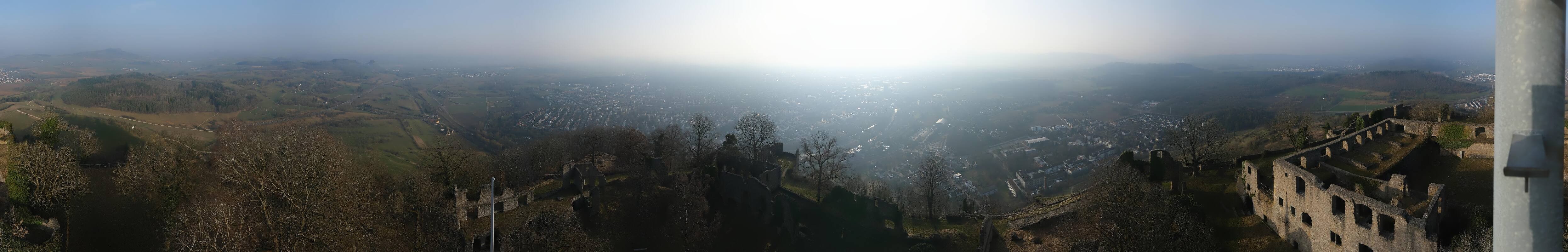 Archiv Foto Webcam Blick auf Singen von der Festung Hohentwiel