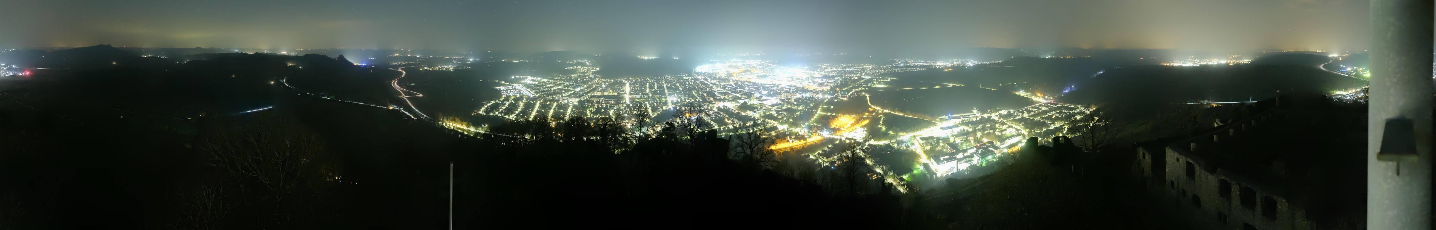 Archiv Foto Webcam Blick auf Singen von der Festung Hohentwiel